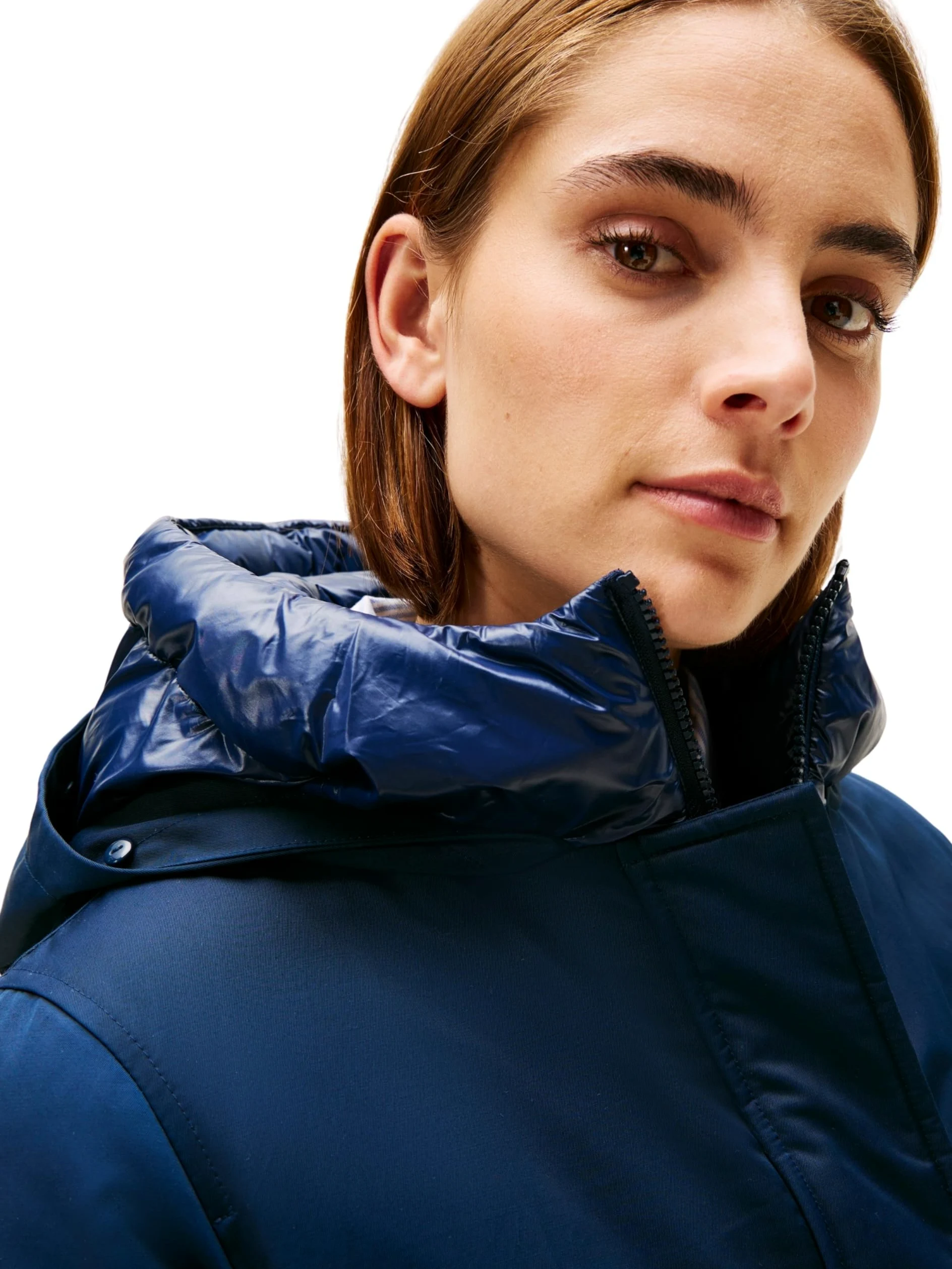 Tommy Hilfiger Parka Mujer Padded Nylon con capucha