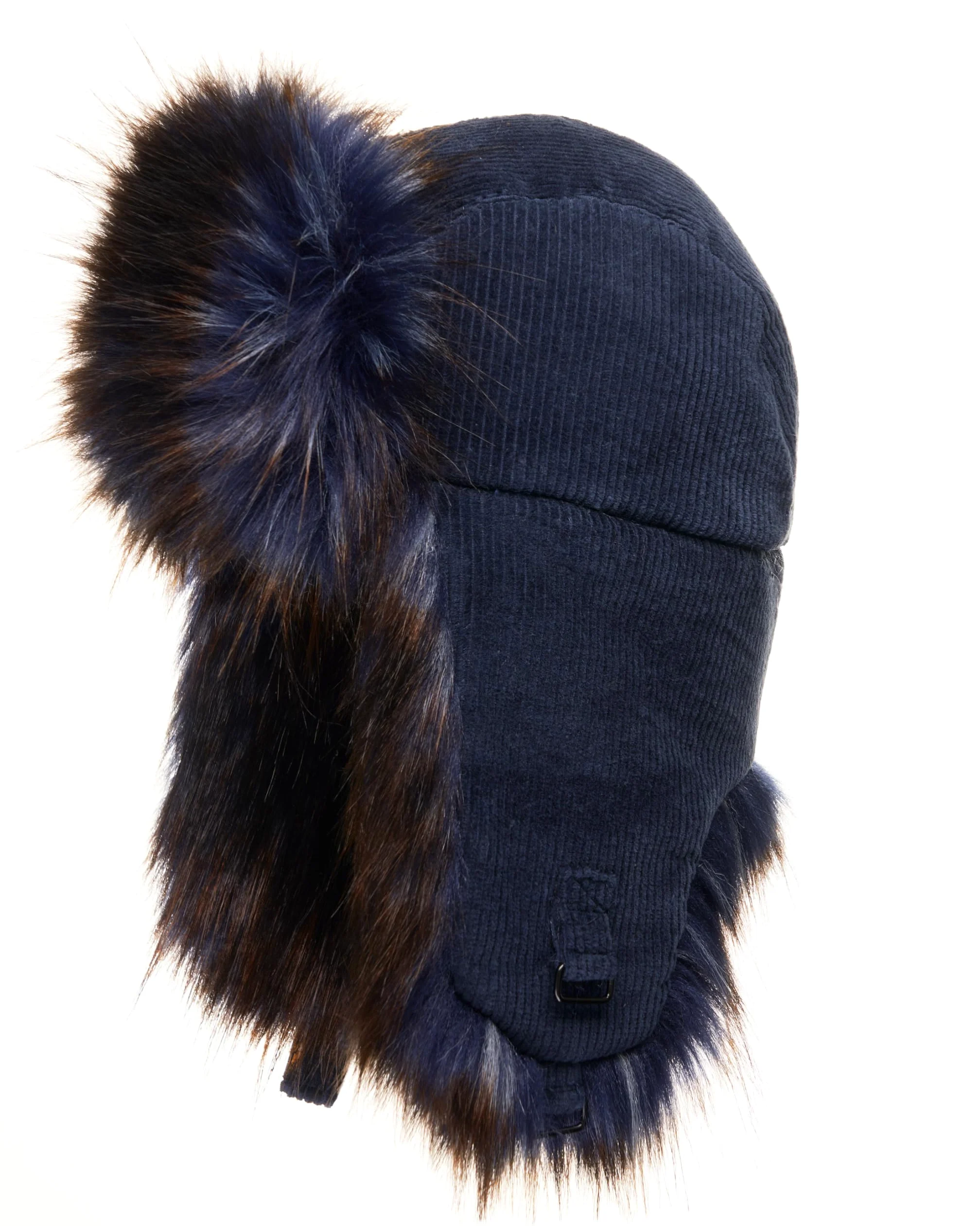 Futrzane Gorro Ushanka de Pana - Gorra con Orejeras Mujer - Sombrero con Piel