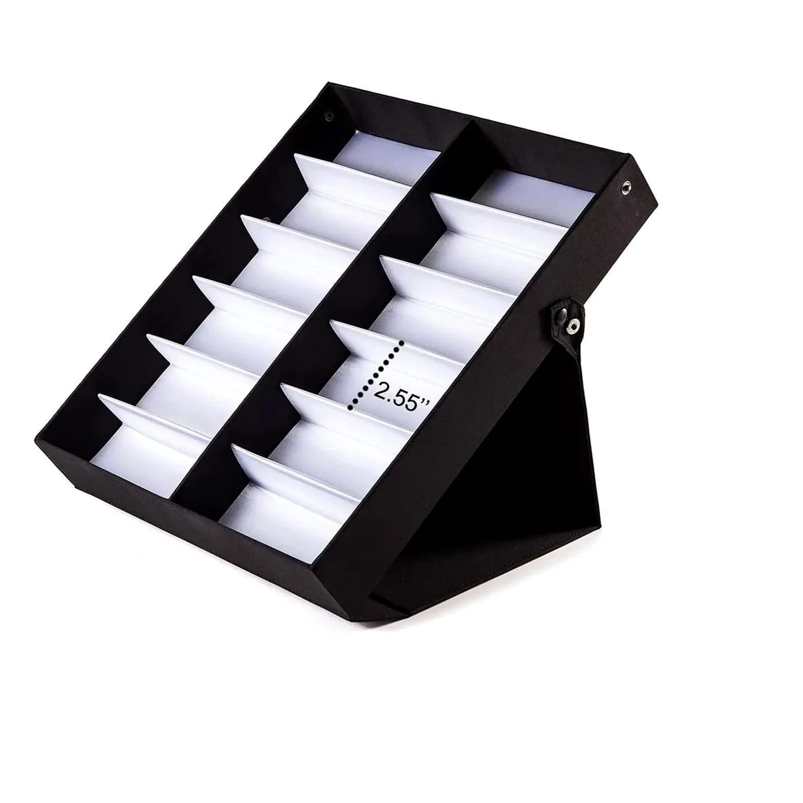 organizador gafas de sol Bandeja for 18 gafas, expositor de sol, organizador, soporte for