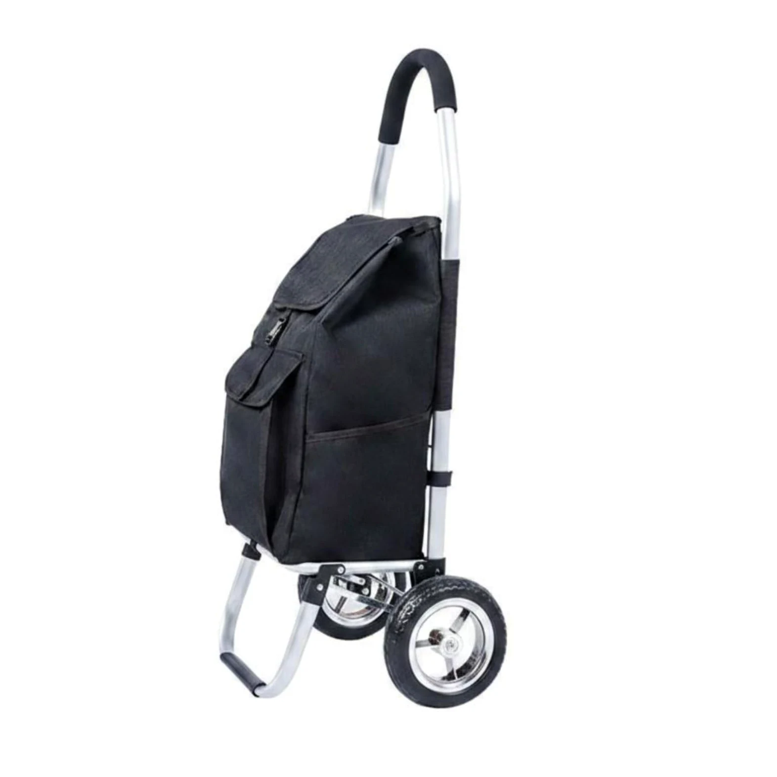 Gralara Carro Plegable Plegable de Aluminio Ligero Carro de la con Bolsa Gran Capacidad Transporte para Viaje