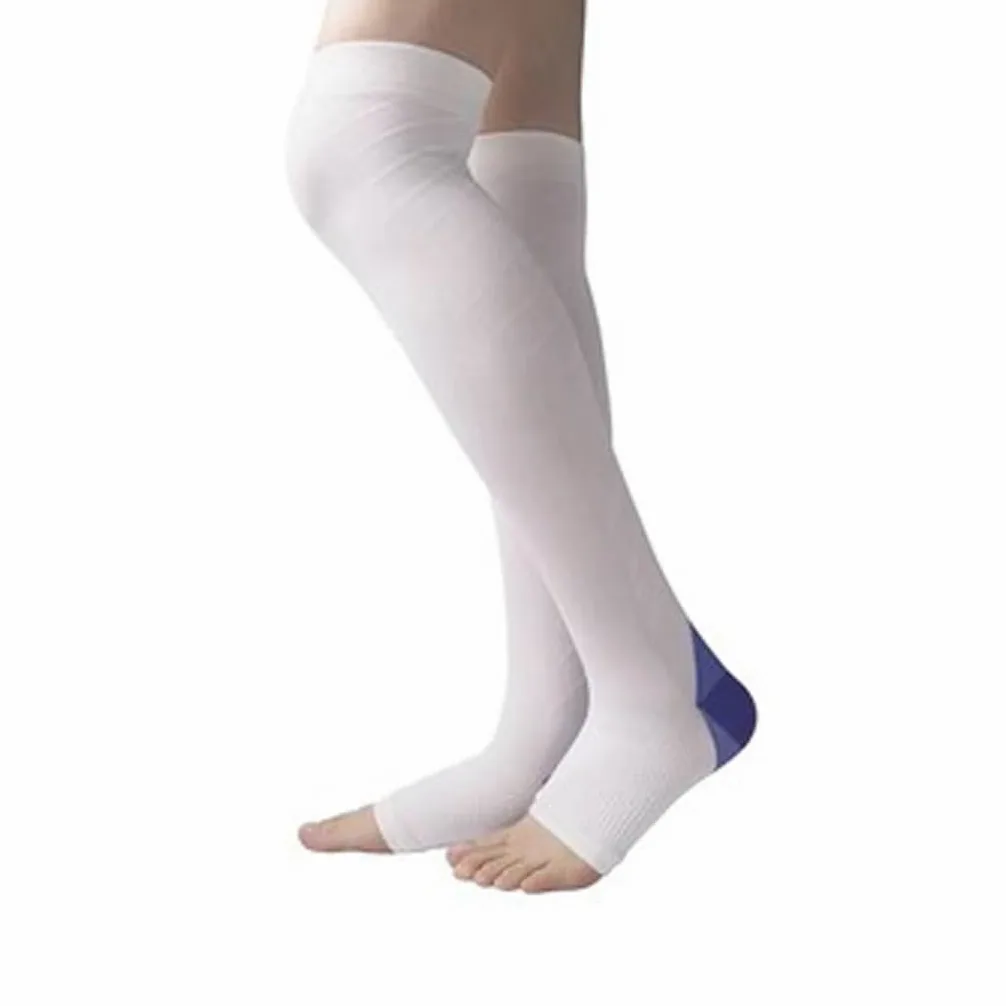 Calcetines de compresión por encima de la rodilla para correr, deportes, fitness, cuerda de saltar