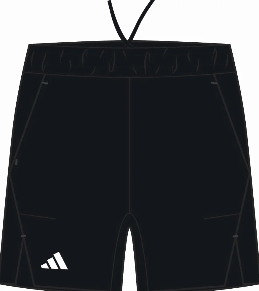adidas Hombre Tennis Climacool Ergo Shorts, Black, L 9 Inch