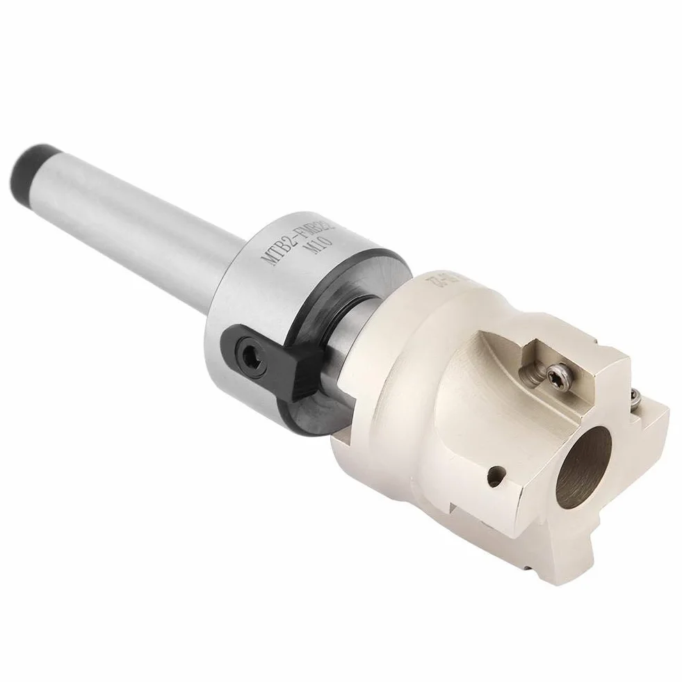 MT2-FMB22 CNC fresado pesado kit soporte molino frontal 400R-50-22 fresa extremo espuma 10 piezas APMT1604 hoja aleación dura