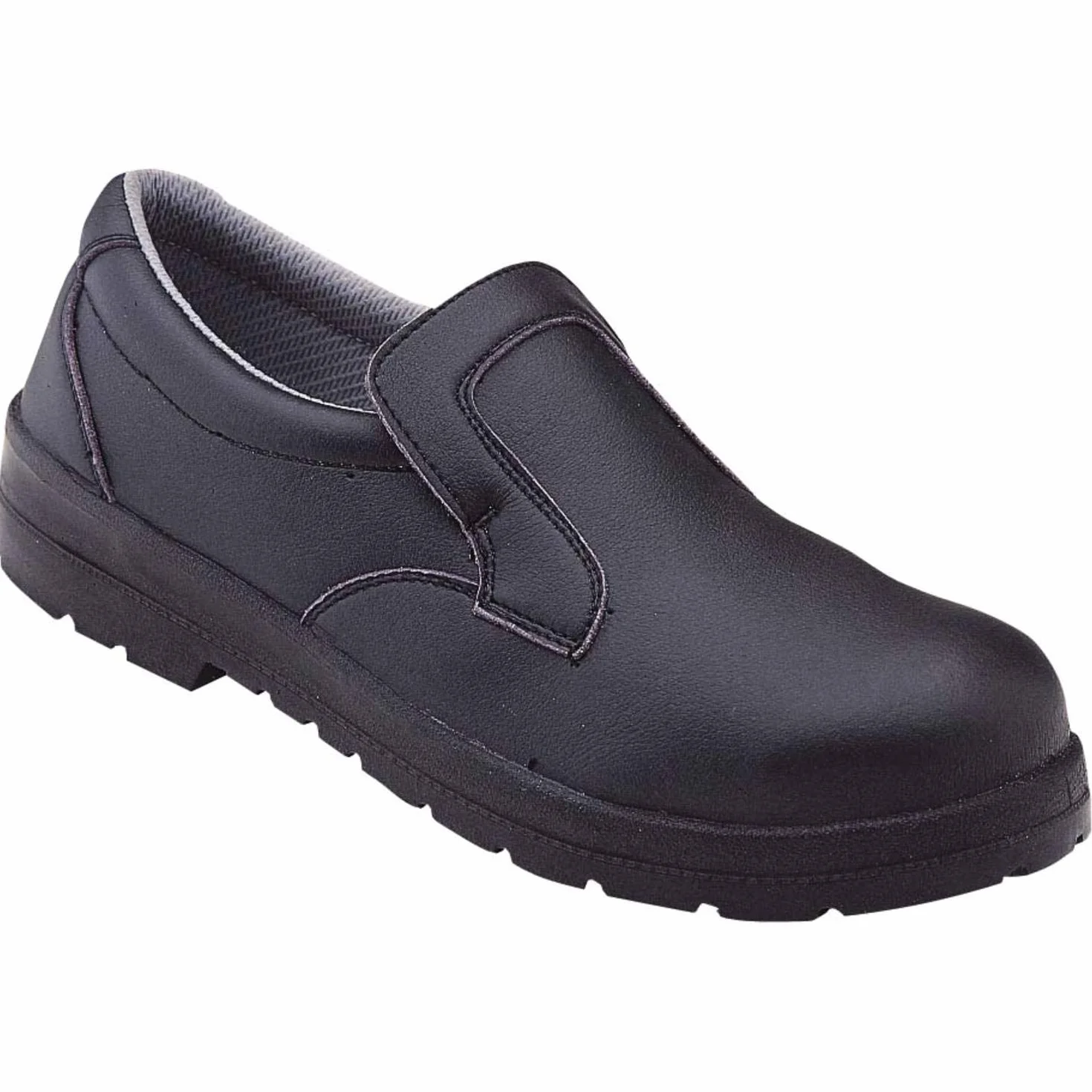 Portwest Mocasín De Seguridad Steelite S2, Tamaño: 36, Color: Negro, FW81BKR36