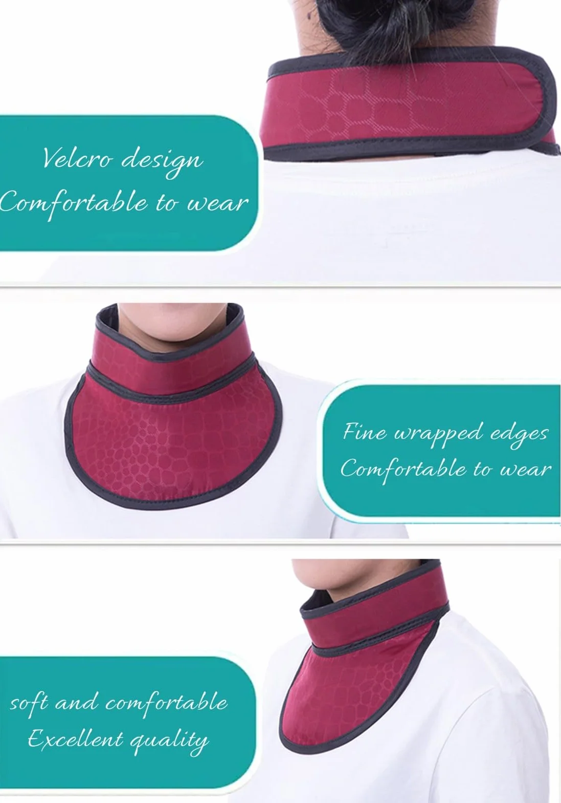 Delantal Protector de Rayos X, Cuello para Tiroides, 0.5mmpb Revestimiento de Plomo para Hospitales