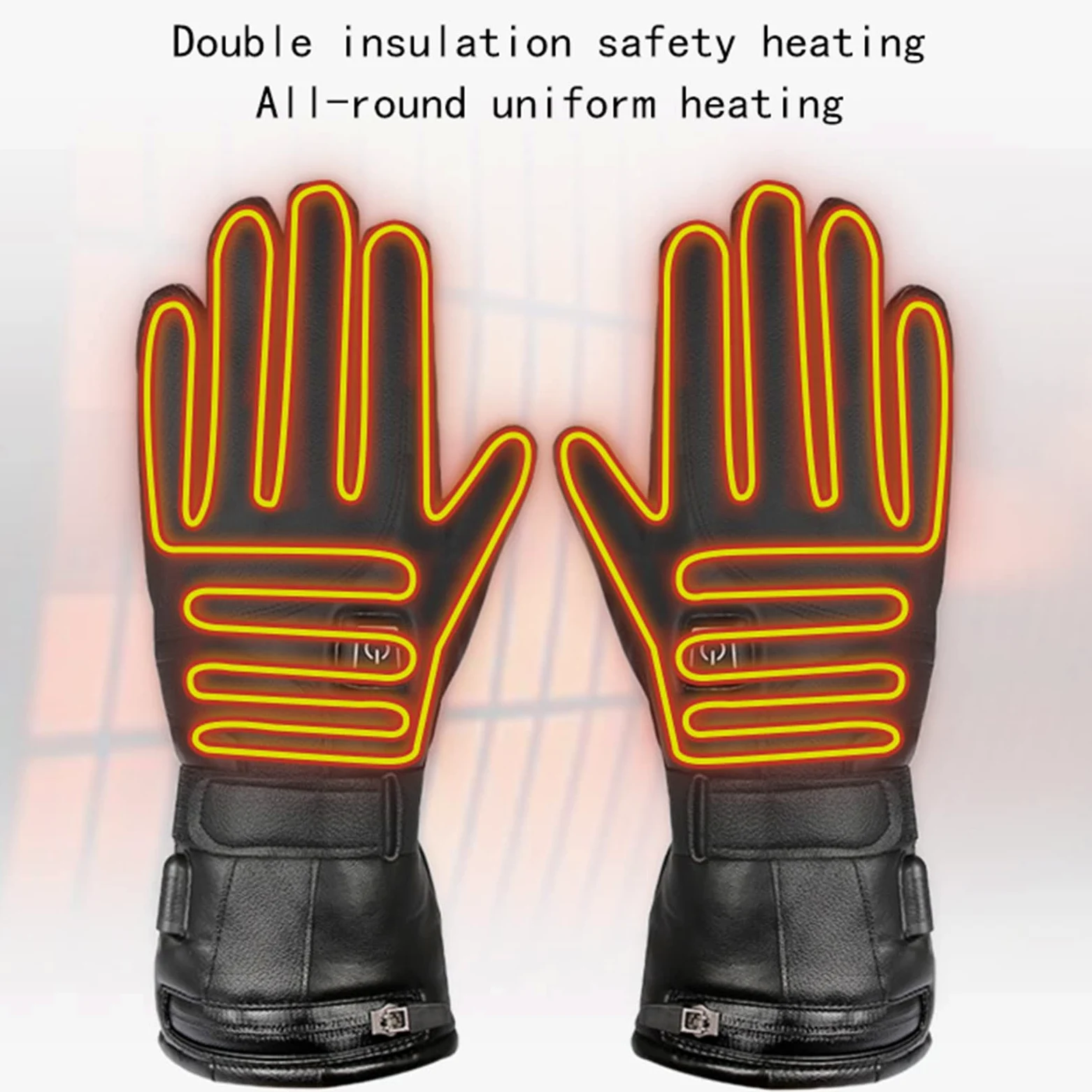 CHEWYNP Guantes de Invierno para Hombres y Mujeres: Guantes Impermeables y cálidos para Clima frío, Guantes térmicos con Dedo de Pantalla táctil 3 Niveles de calefacción 4000 mAH para Moto