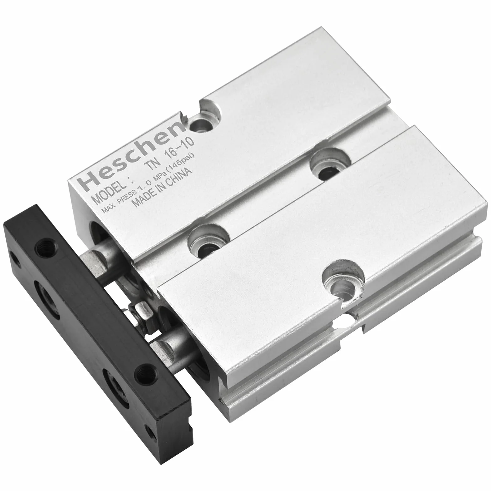 Heschen Cilindro neumático TN16-10 TDA16-10 doble efecto aluminio 16 mm 10 mm imán