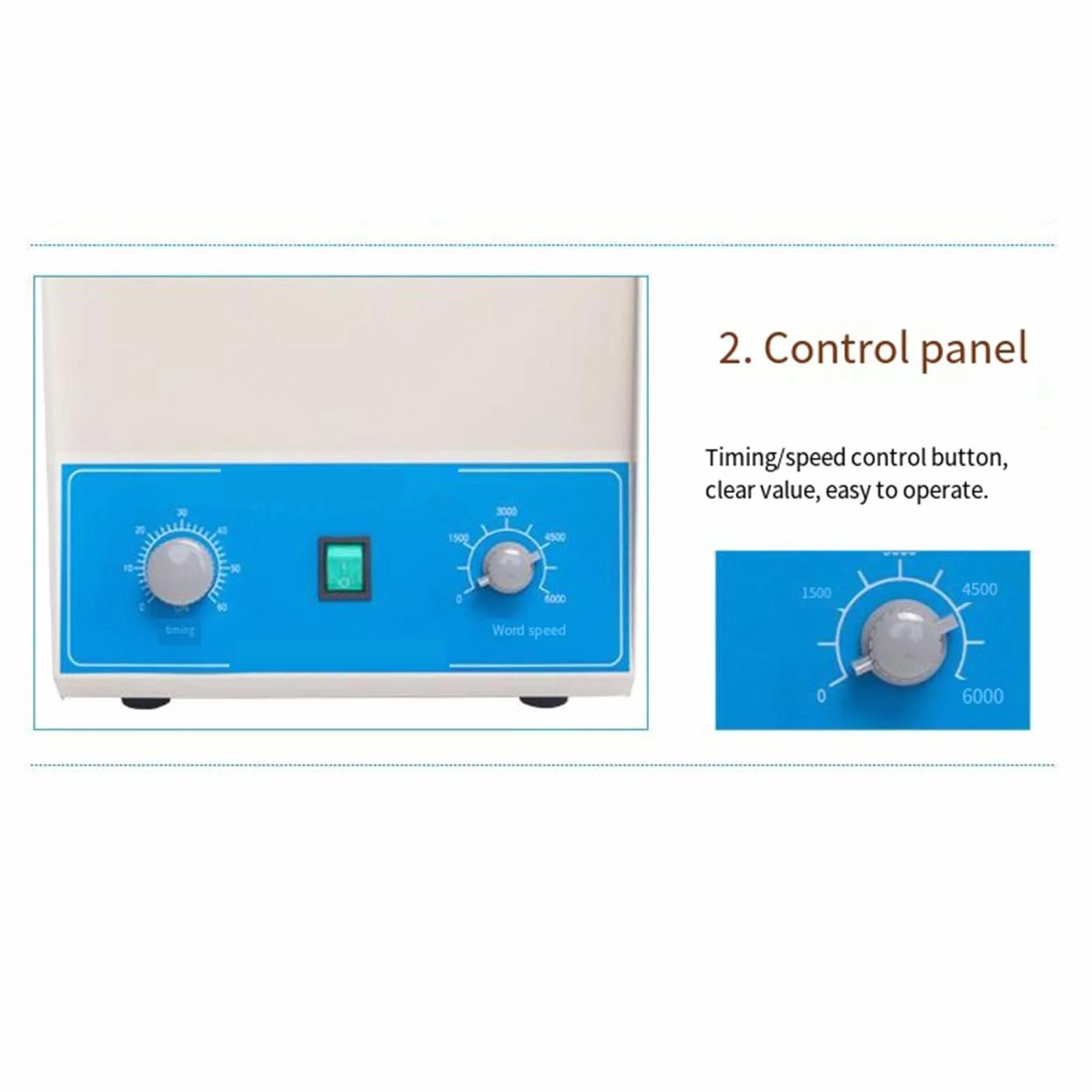 Centrífuga de laboratorio eléctrica 50ml 100ml 4000rpm 2800xg PRP PRF baja velocidad