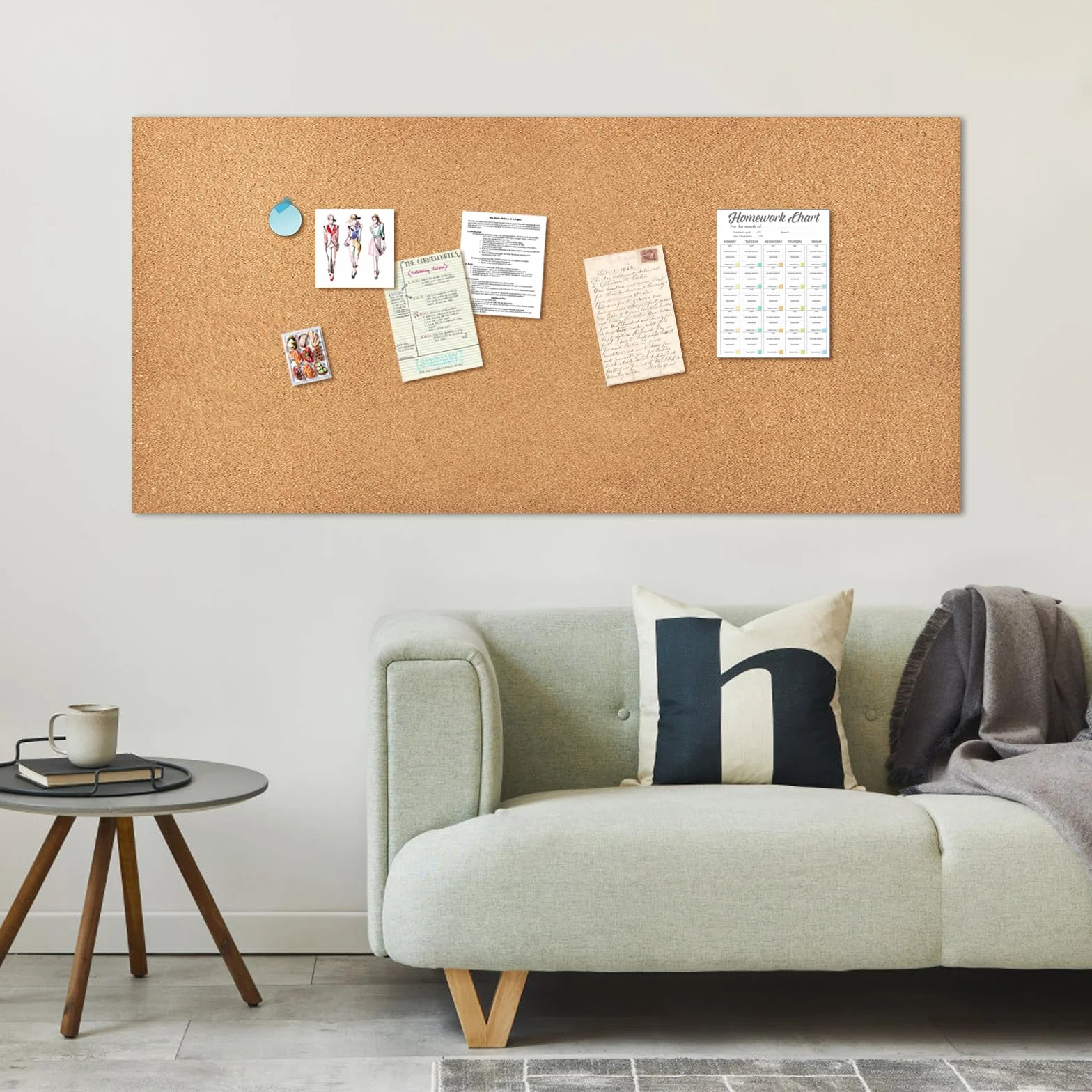 Rollo de corcho 3 mm tableros 1/8 pulgadas pared 40x250 cm