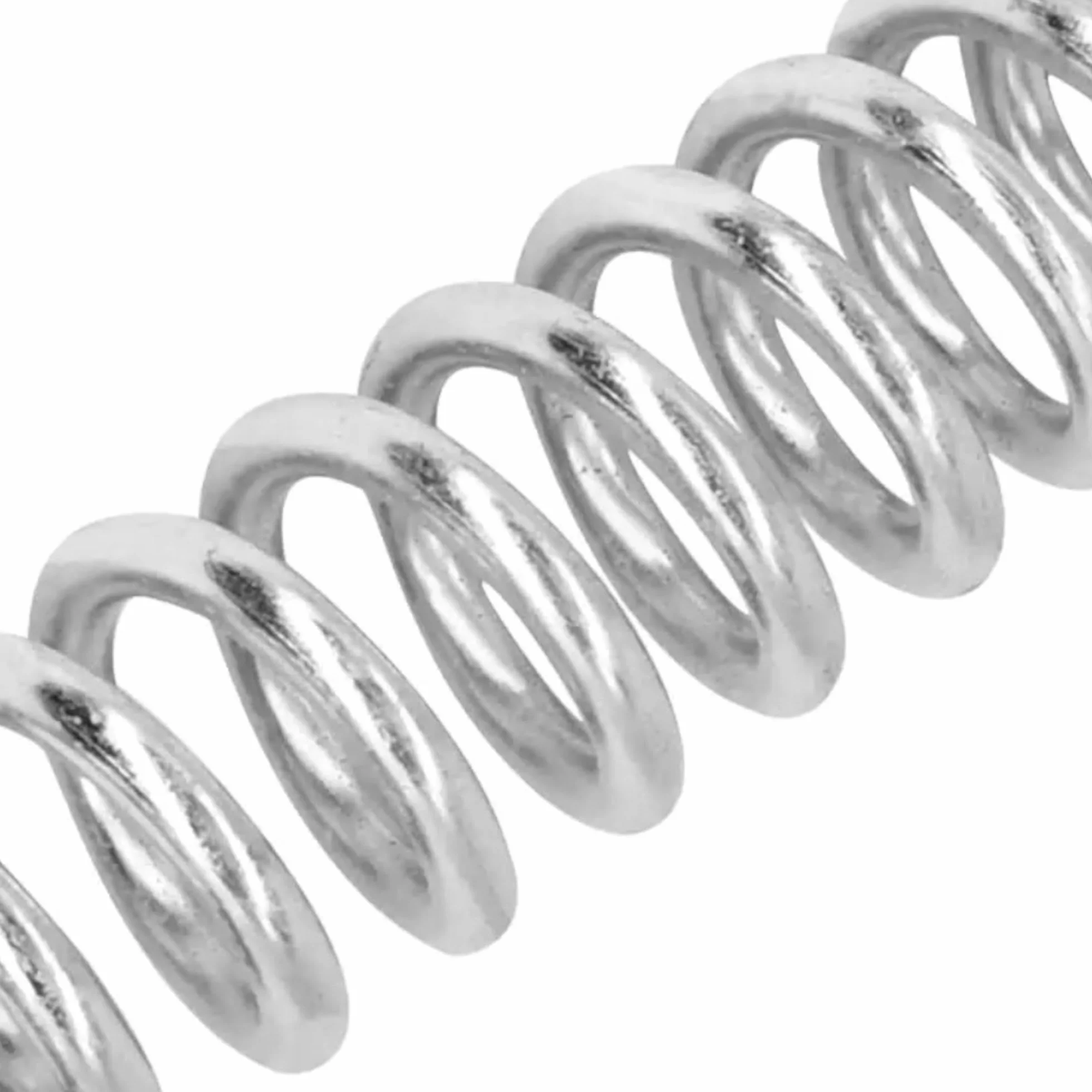 Resortes de Compresión Muelles en Espiral Acero Galvanizado 2x12x40mm