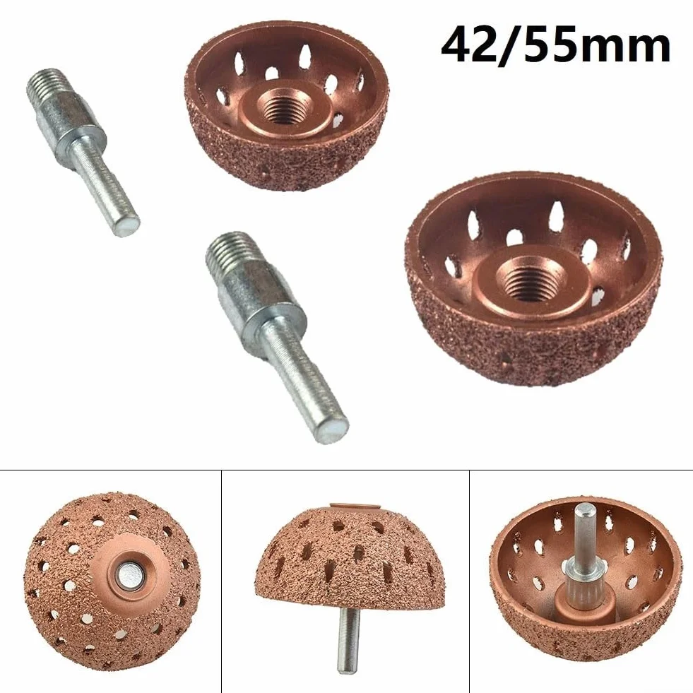 Cabezal de molienda de neumáticos 4255 mm con rosca de 9 mm y vástago redondo para pulido de aleación