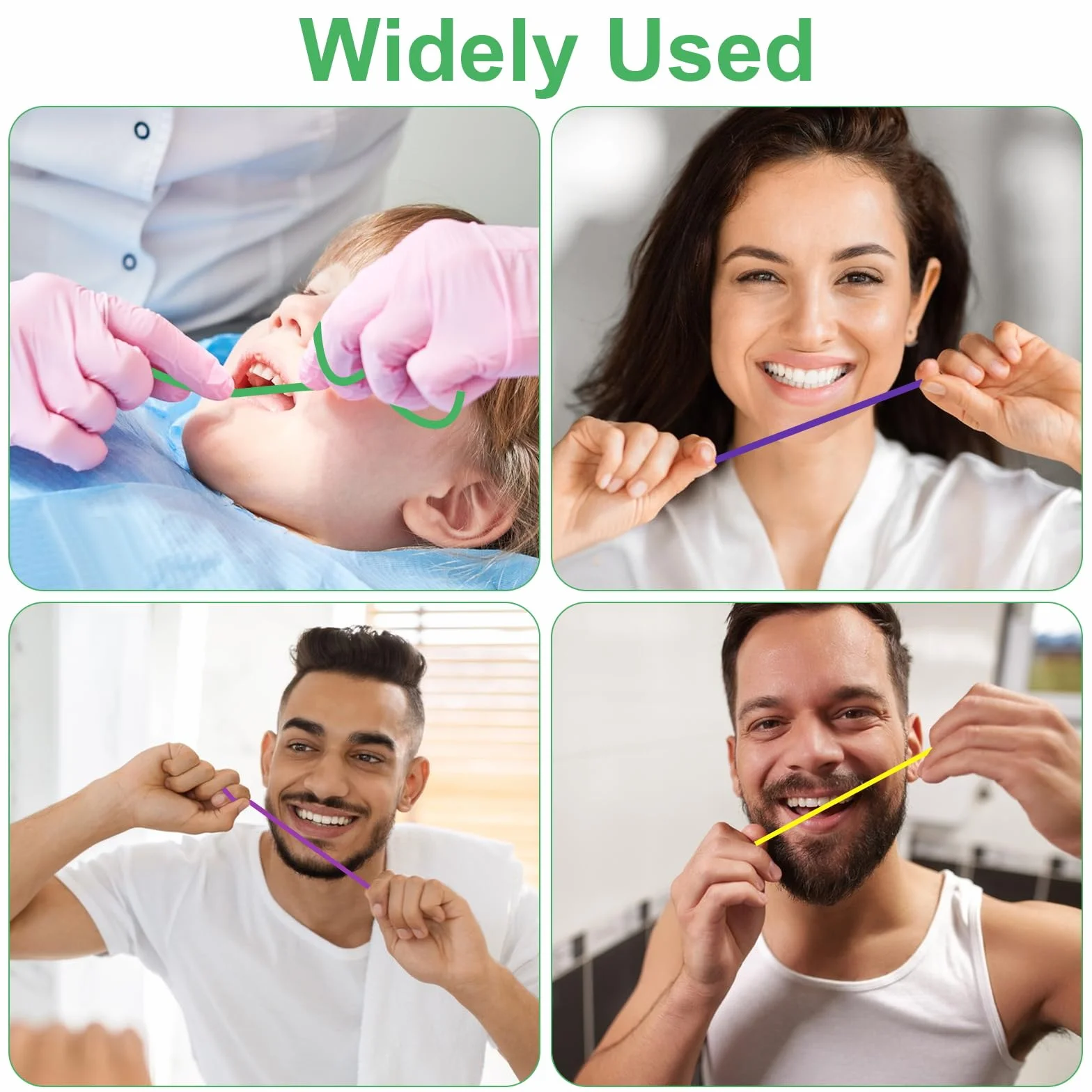 Papel de lija dental 6 m tiras de pulido para espacios intermedios 5 volúmenes