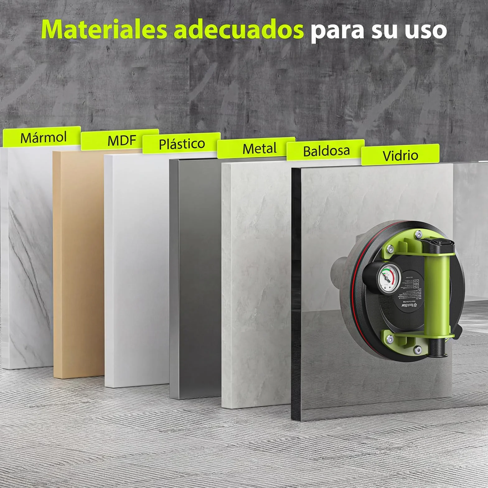 Ventosas para Azulejos 200KG Alta Resistencia TaskStar 2 Piezas
