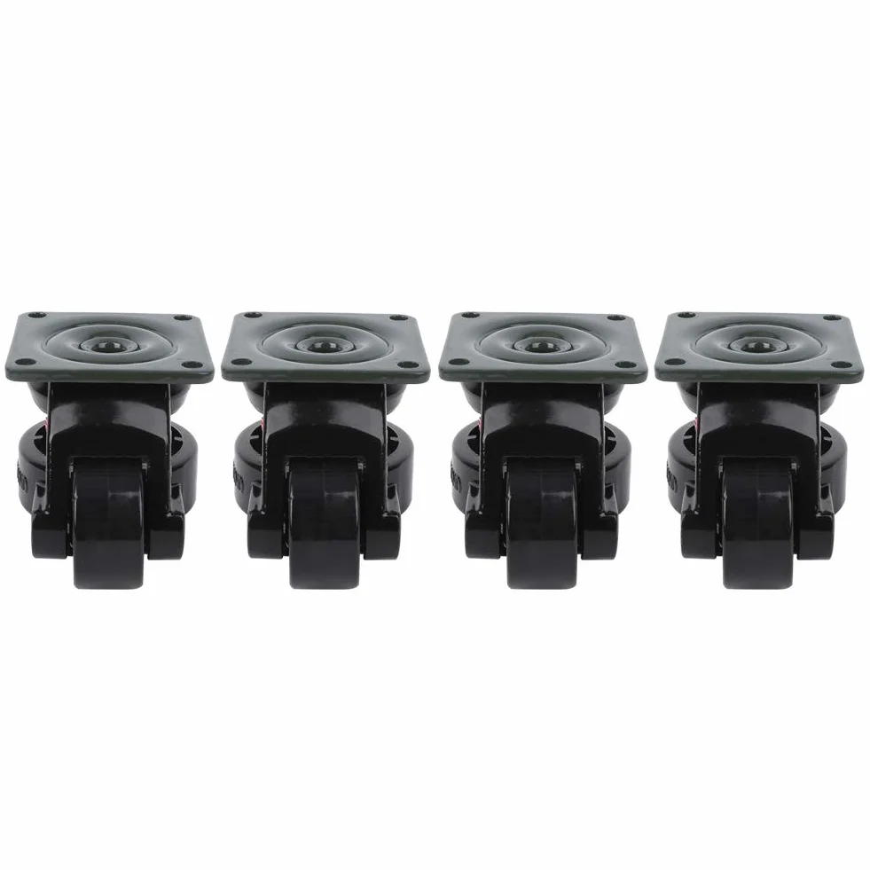 Ruedas Niveladoras GD-60F Bagima 4 Uds. Rueda de Ajuste de Nivel Industrial de Servicio Pesado 21x16x9