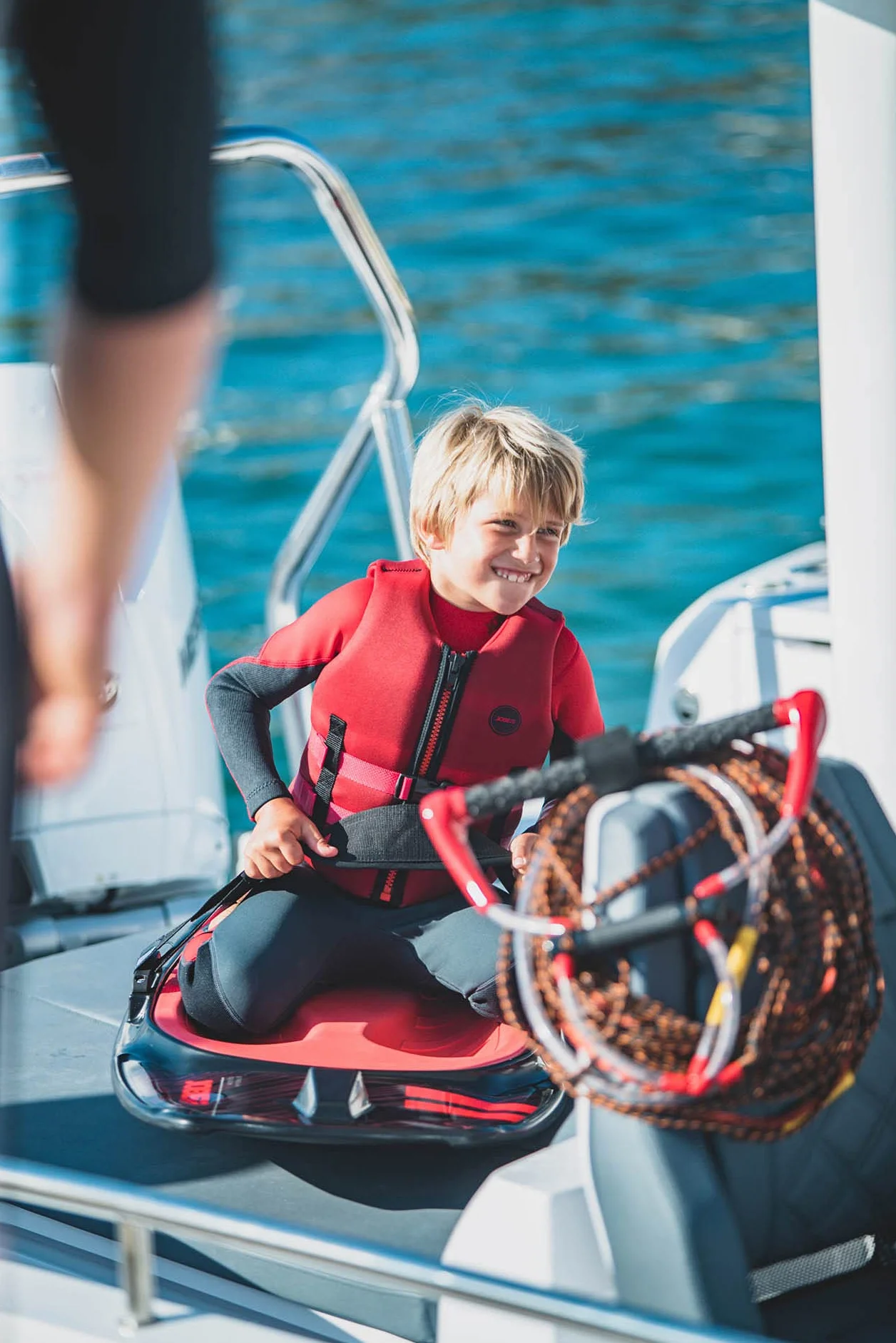 Jobe Boston 3/2mm Neopreno Bebé Niños Rojo 4 Años