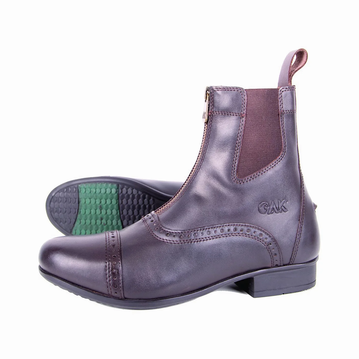AK Hi Tec AKRS-6051-03 - Botas de equitación con cremallera y tecnología de sistema de aire