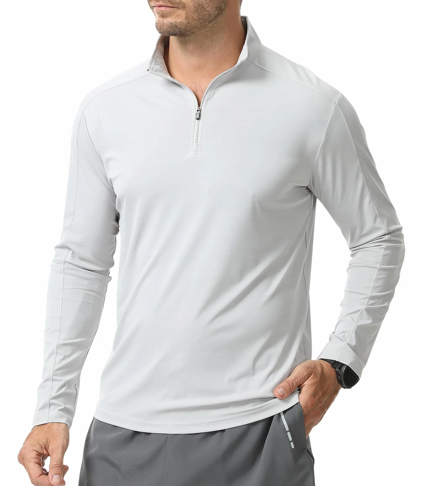 Camiseta Protección Solar UPF 50+ Secado Rápido Deportes Acuáticos Surf Natación Hombre