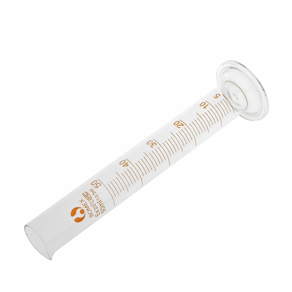 Cilindro Probeta Graduada 50ml Vidrio Laboratorio Química