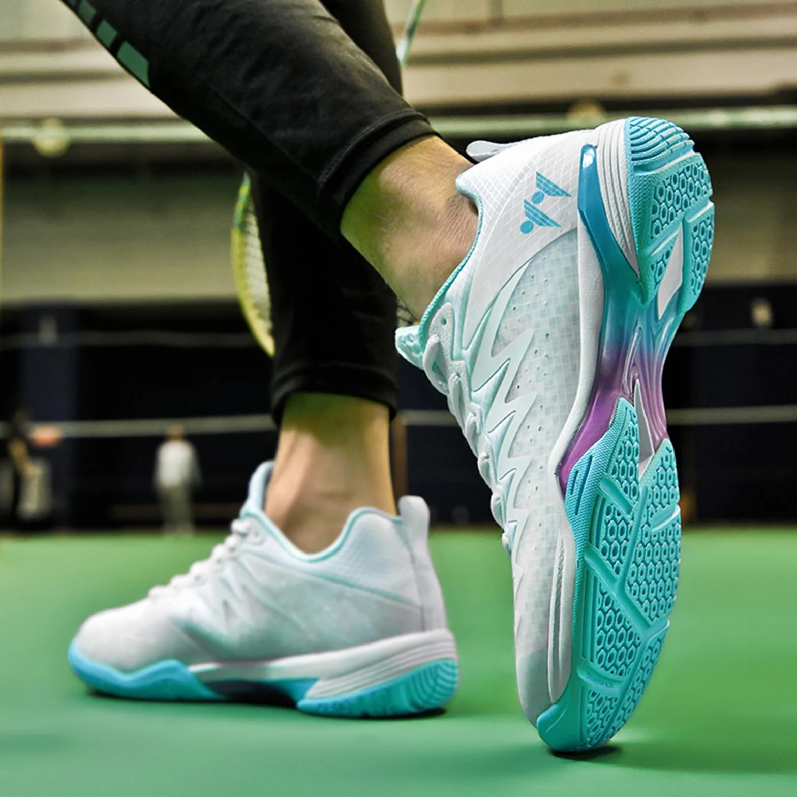 Doppelkraft - Zapatillas de bádminton competitivas con inserto de carbono