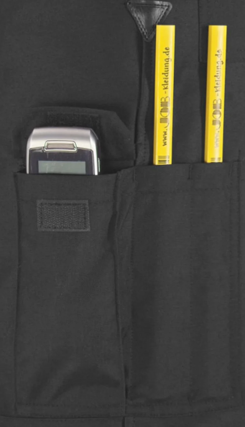 Job Uncool - Pantalones de trabajo (doble piloto/teflón) con equipamiento Cordura