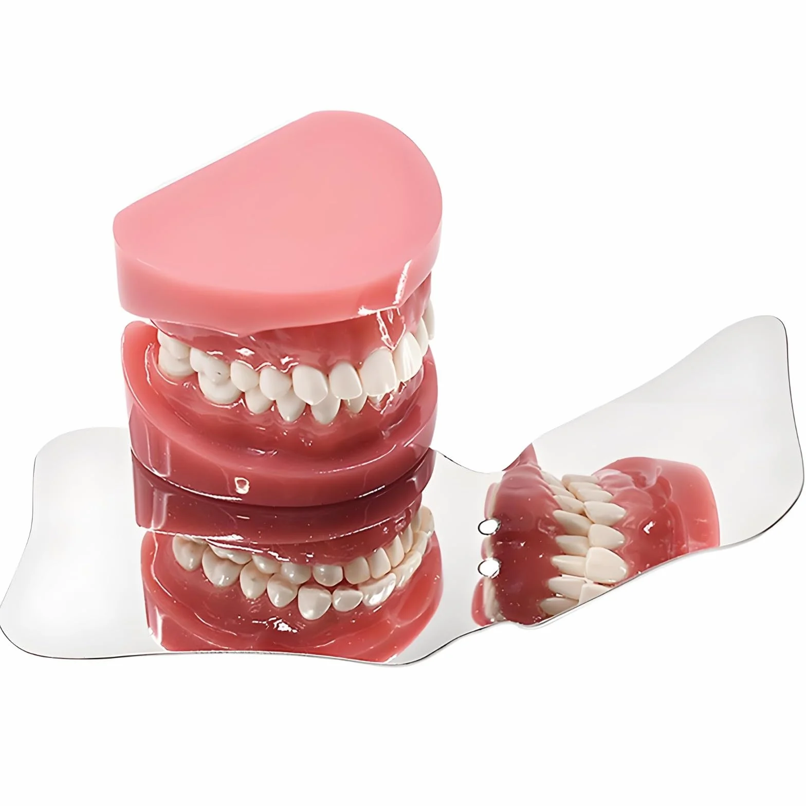 Espejo de acero inoxidable para fotografía dental, reflector bucal de ortodoncia