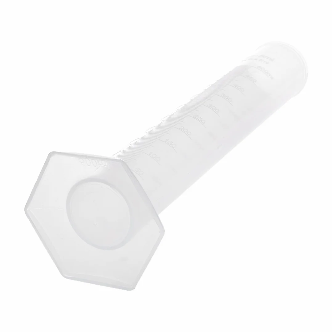 Tubo Graduado Transparente de plastico 500 ml