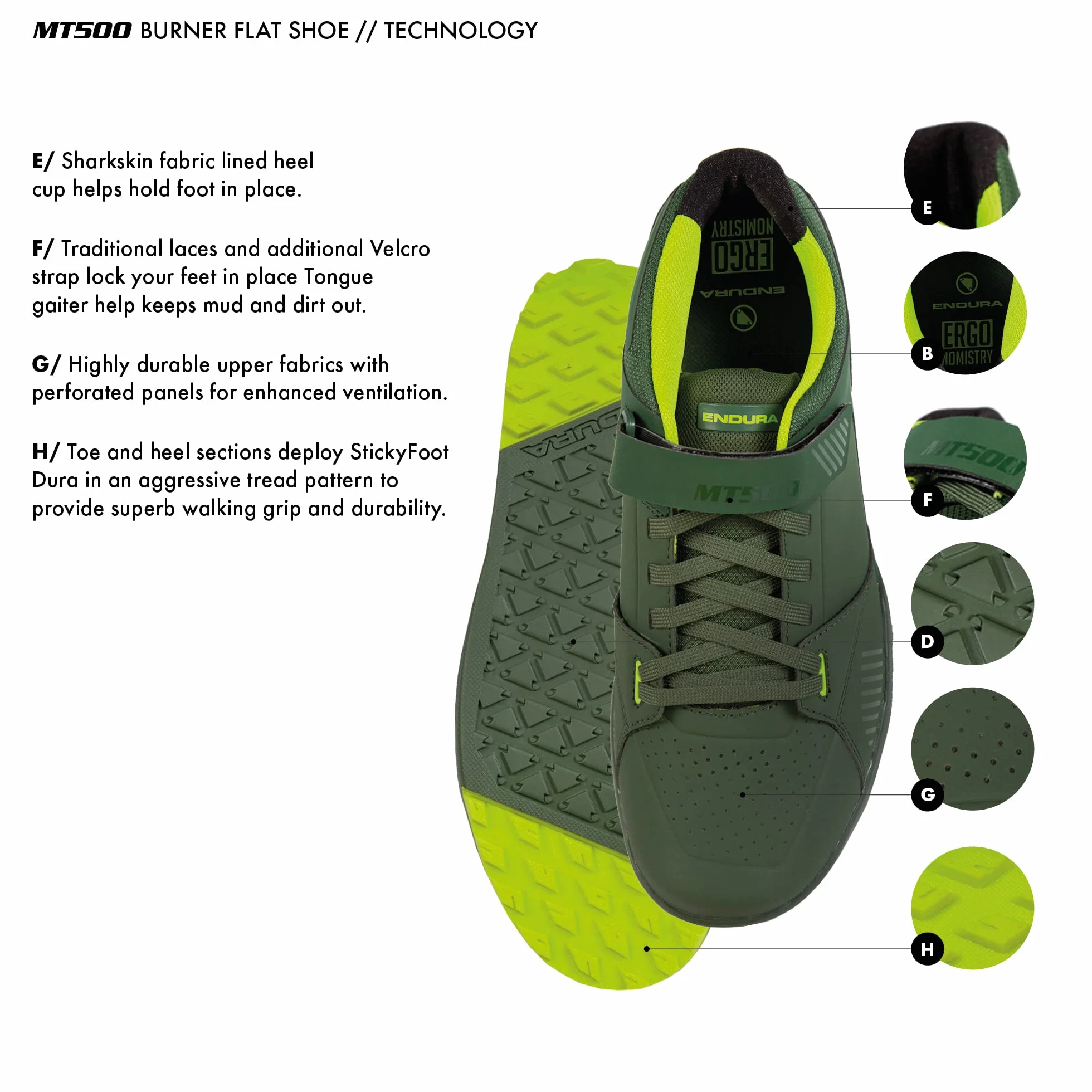 ENDURA Mt500 Burner, Zapatillas Hombre