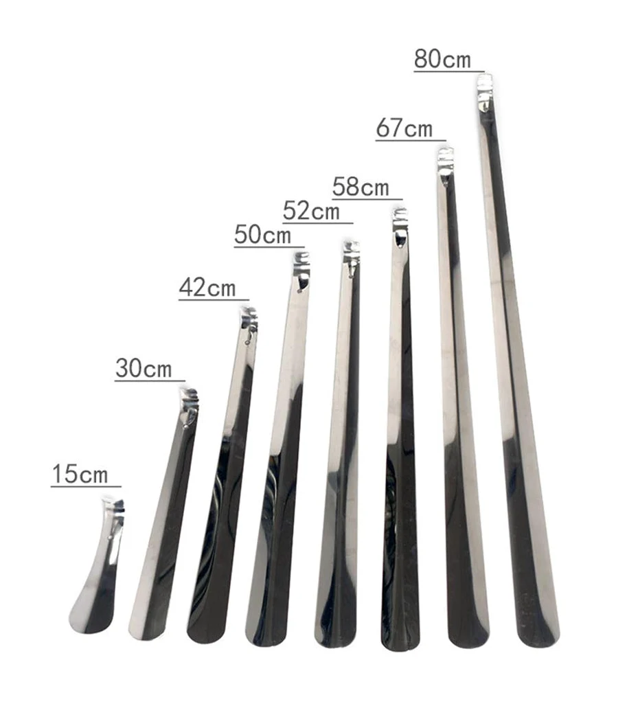 Calzador, Calzador de Acero Inoxidable con Mango Largo Metal(Stainless Steel 58cm)
