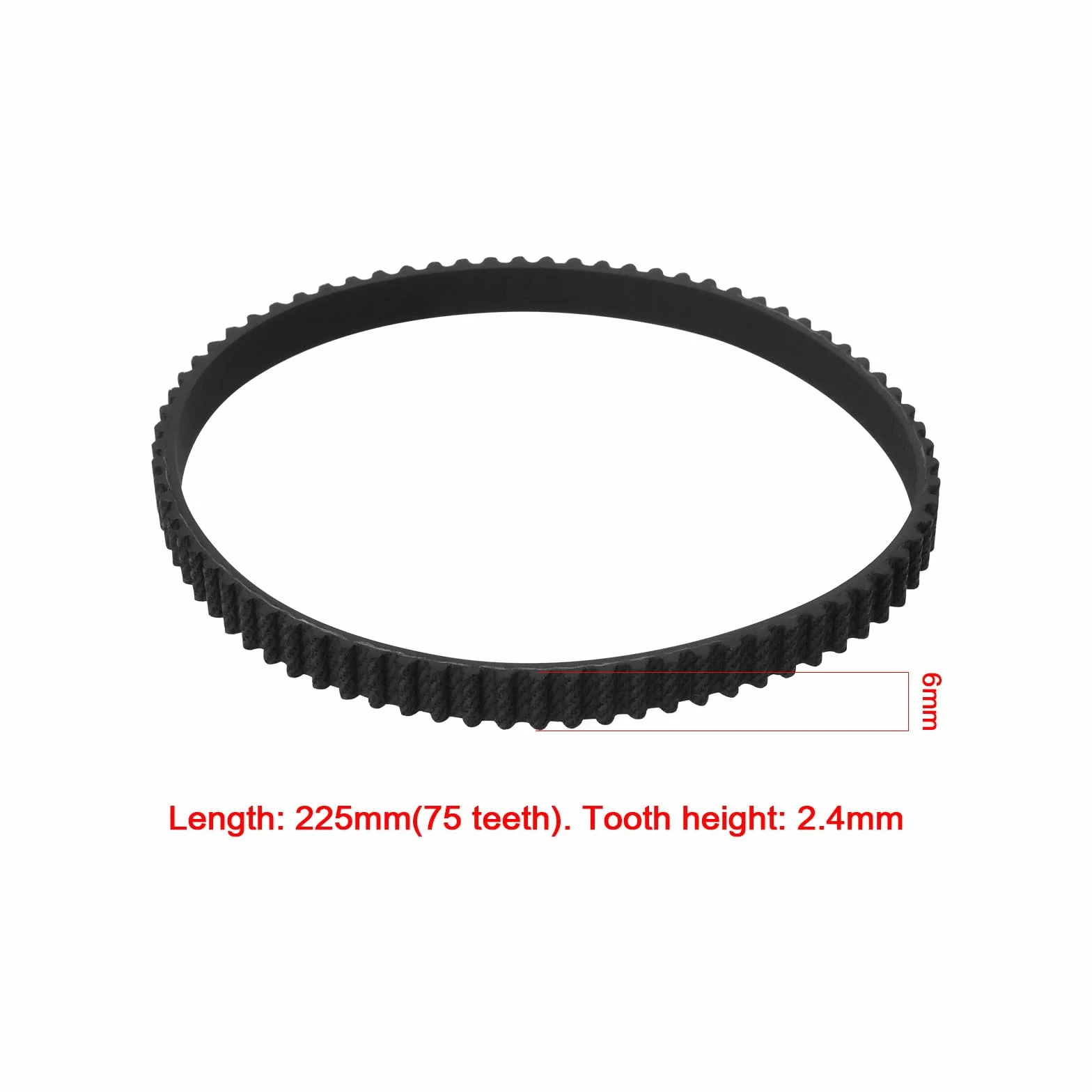 Correa de Distribución Sin Fin HTD 225-3M-6 75T 225x6mm Goma