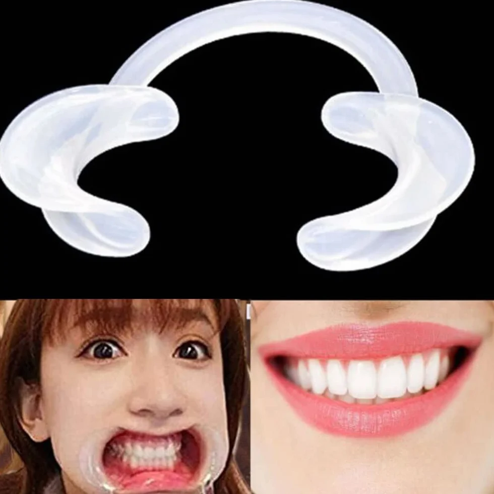 Abridor de Boca Dental Retractor de Mejilla Intraoral 20 Piezas para Blanqueamiento de Dientes Azul