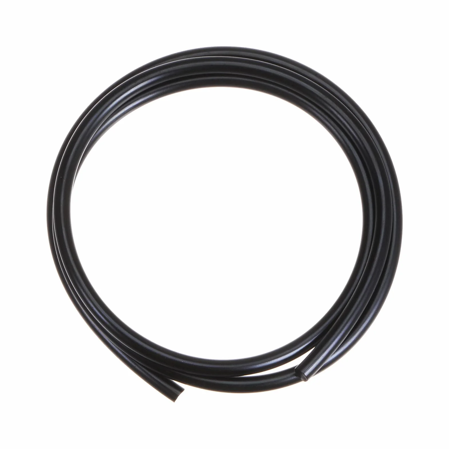 QUARKZMAN PU Transmisión Correa Poliuretano Redonda 6mm Diámetro 1 Metro Longitud Negro