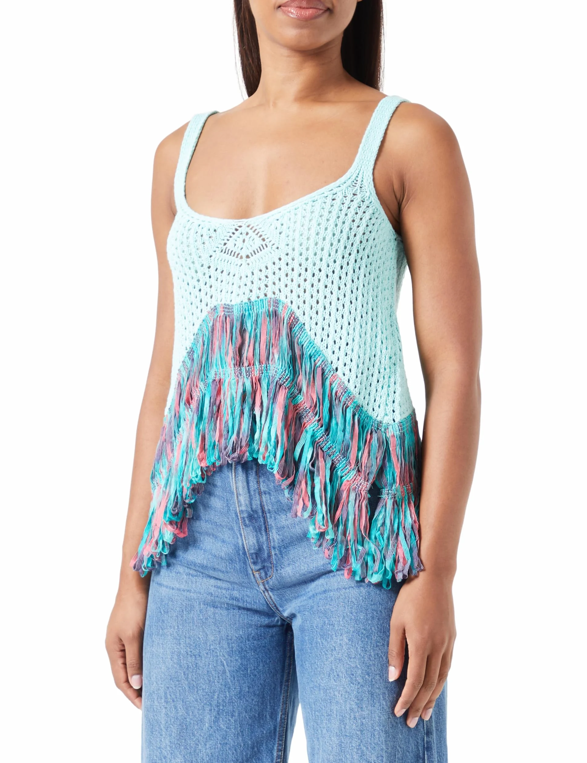NALLY Top de Punto para Mujer