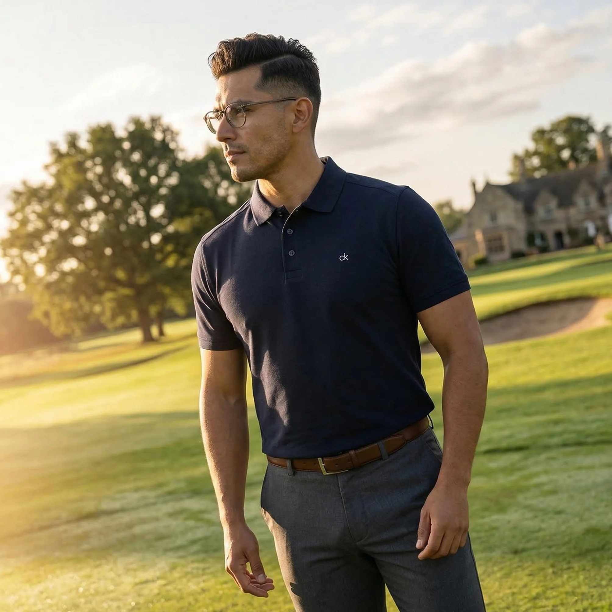 Calvin Klein Polo de Golf Ligero para Hombre 2026