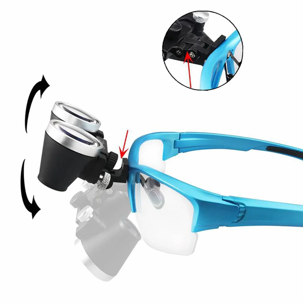 Dental Loupes 2.5X 3.5X Binocolo Medico Lenti d'Ingrandimento Lupa Chirurgica Testa
