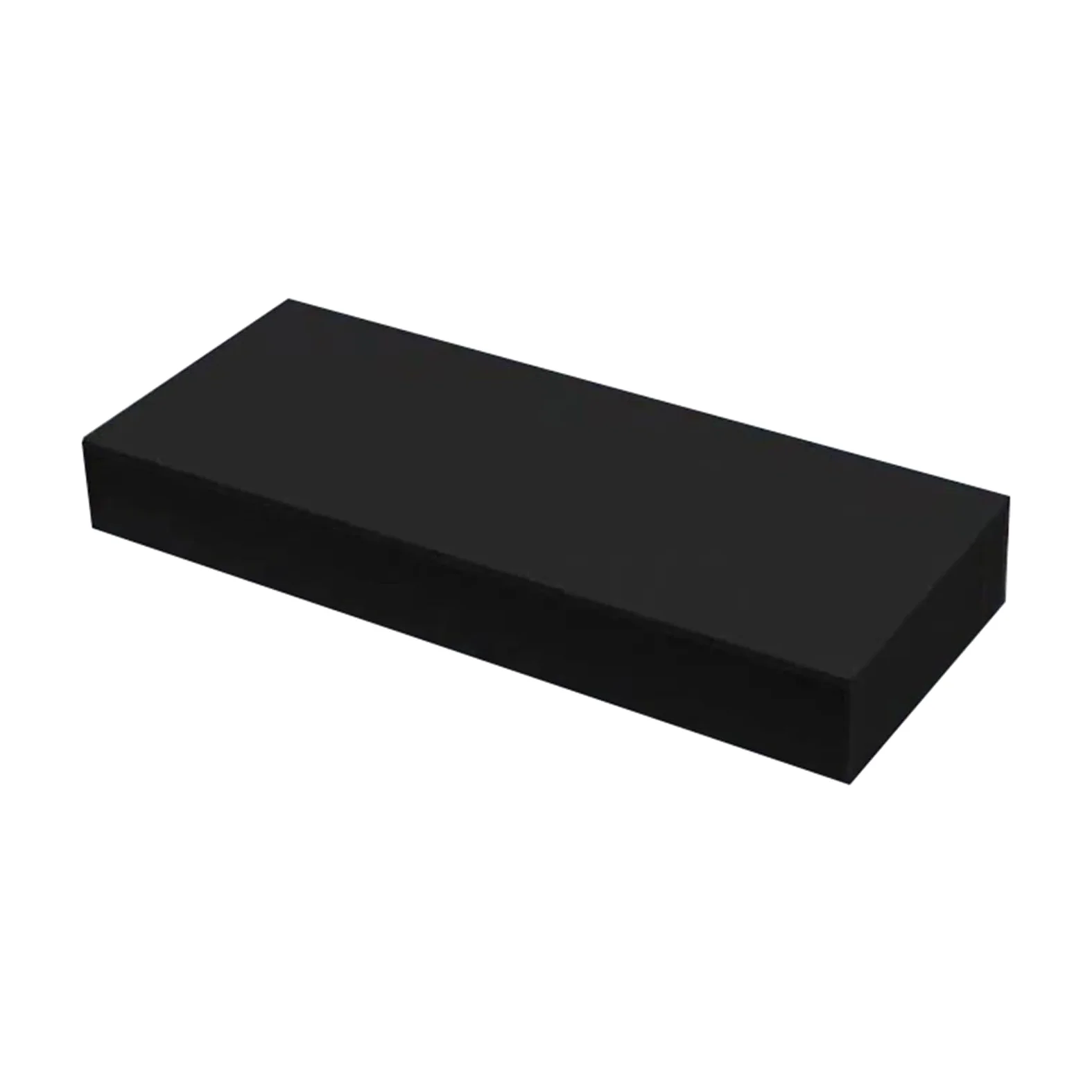 Pedestal de exhibición de maniquí blanco grande - Base cuadrada para tienda de novias, ideal para catering, postres, figuras de joyería y artículos de colección - 150 x 50 x 10 cm (Negro 30 x 30
