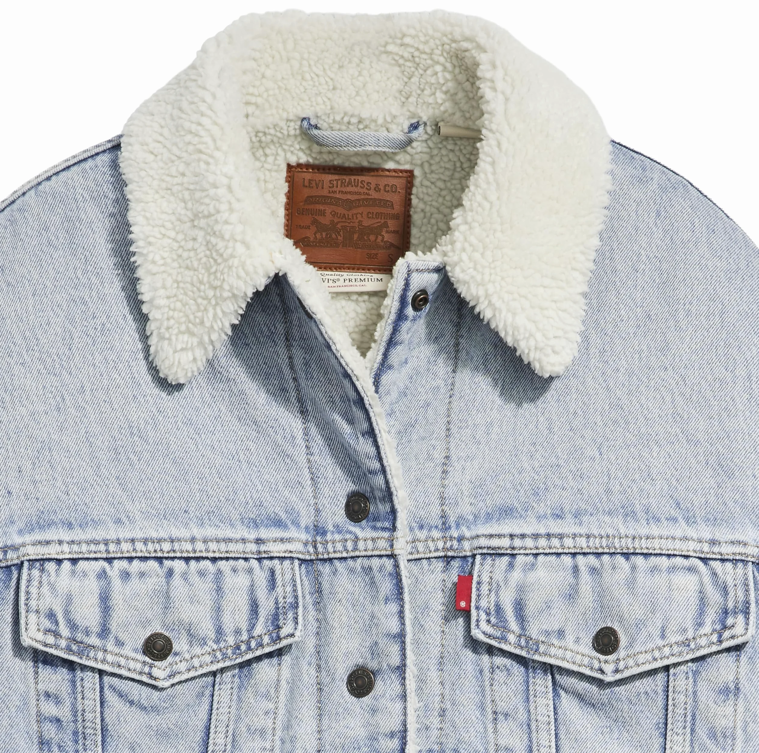 Levi's 90s Sherpa Trucker Jacket (Standard And Plus) Abrigos alternativos de plumón Mujer