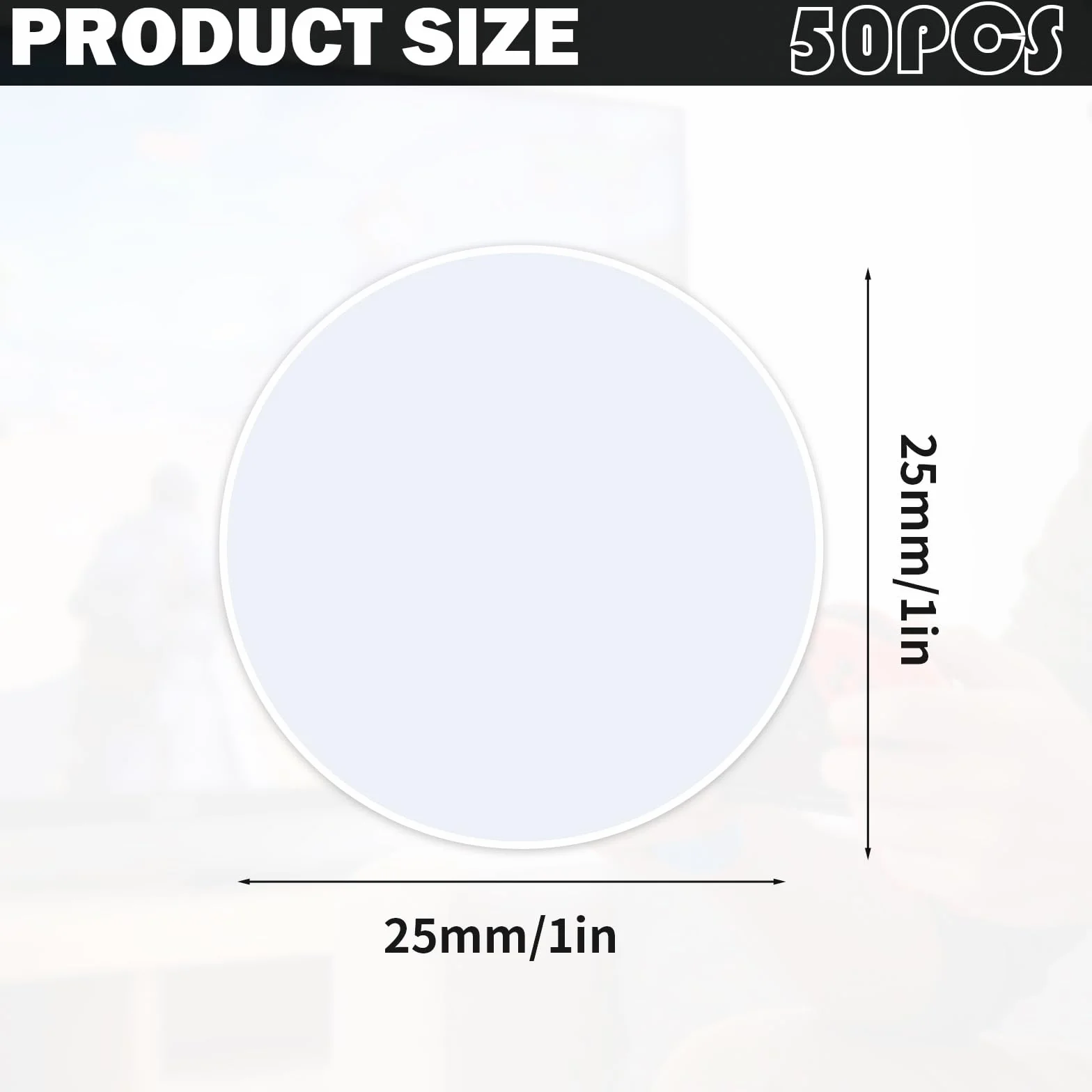 Nfc Tag Ntag215 Lote 50 25 mm Tarjeta Nfc Programable