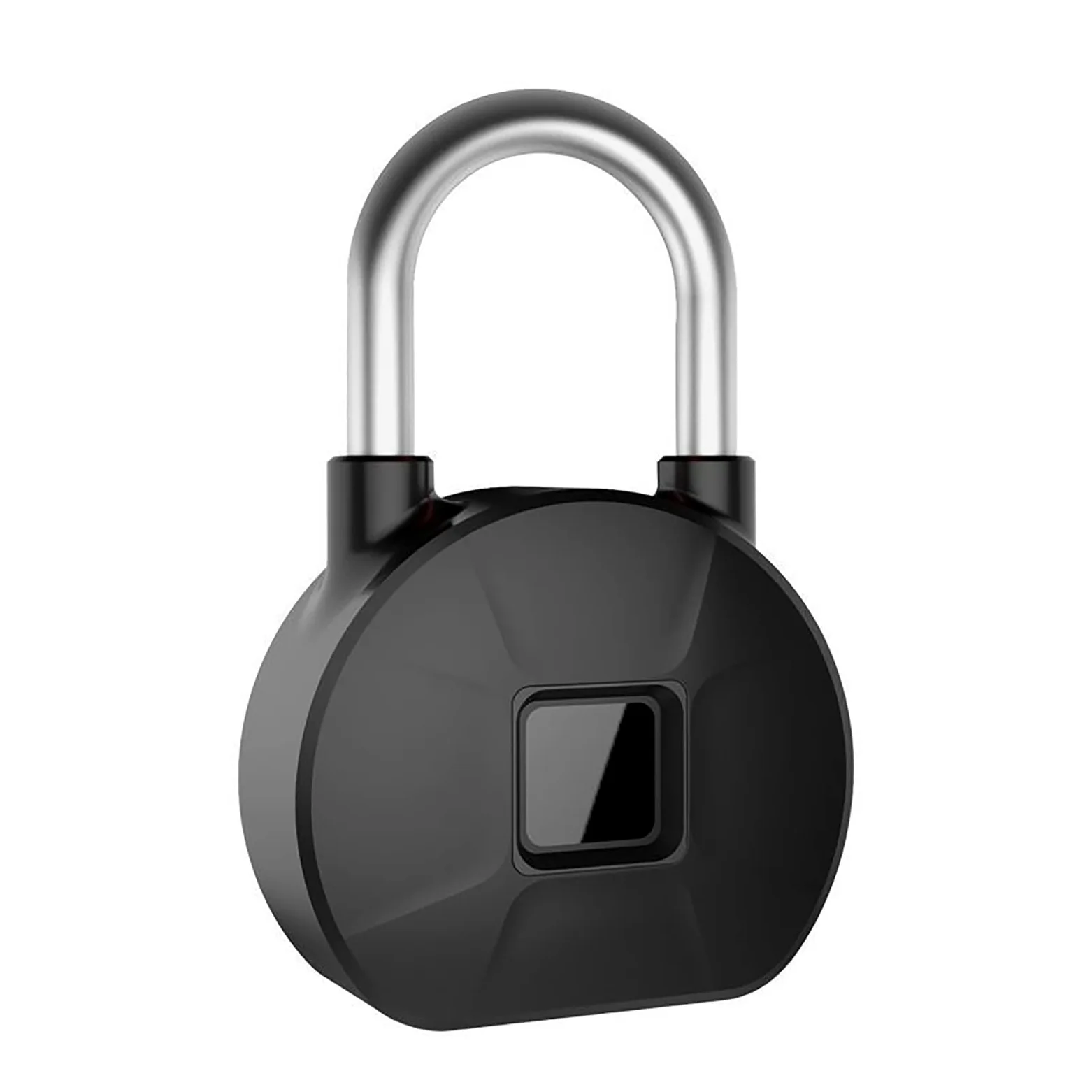 Candado Inteligente con Huella Dactilar Candado de huellas dactilares inteligente Cerradura casillero viaje Huella digital para Seguridad(Schwarz)