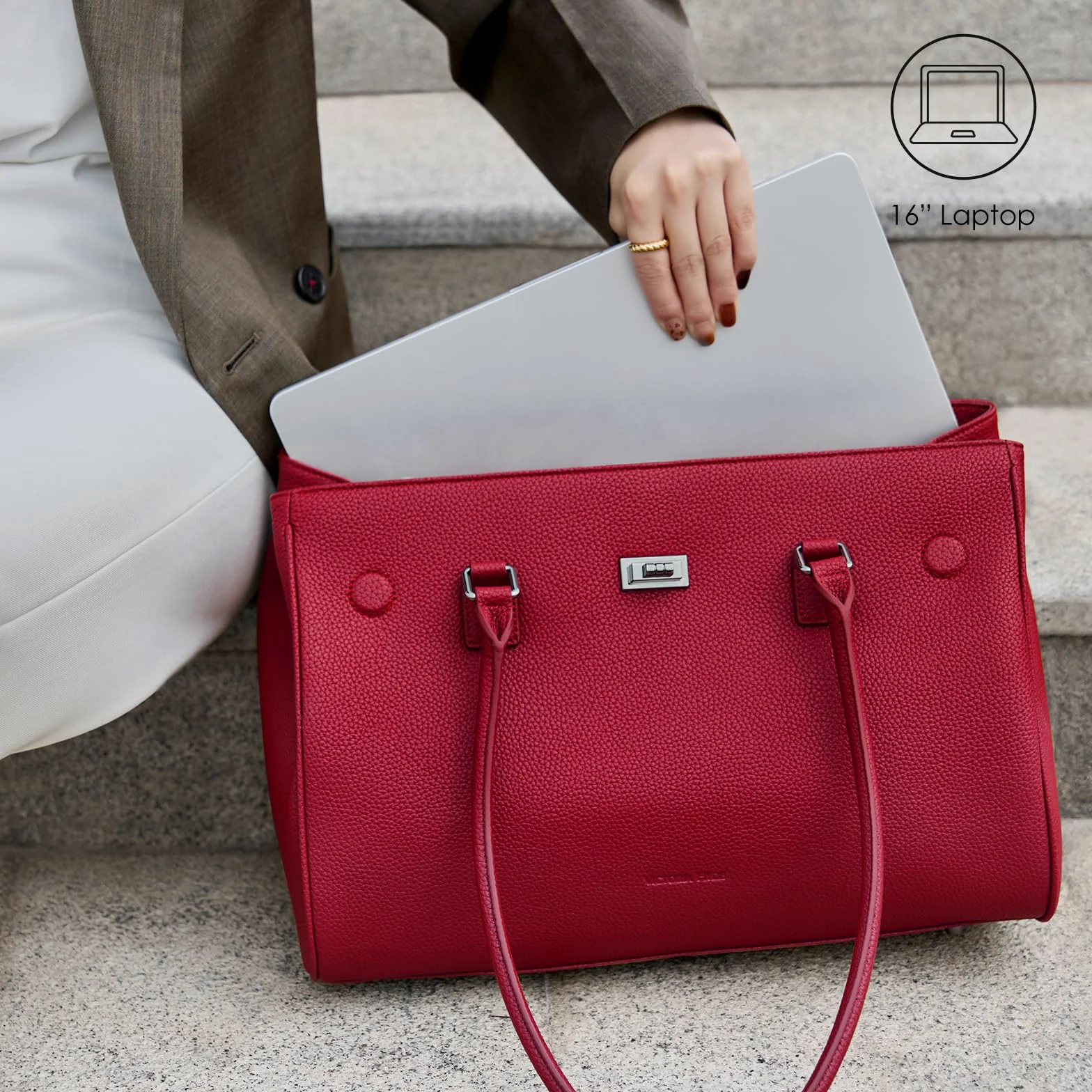 VICTORIA HYDE Bolso de mano para mujer, grande, elegante, bolso de asa, bolso de mano de trabajo