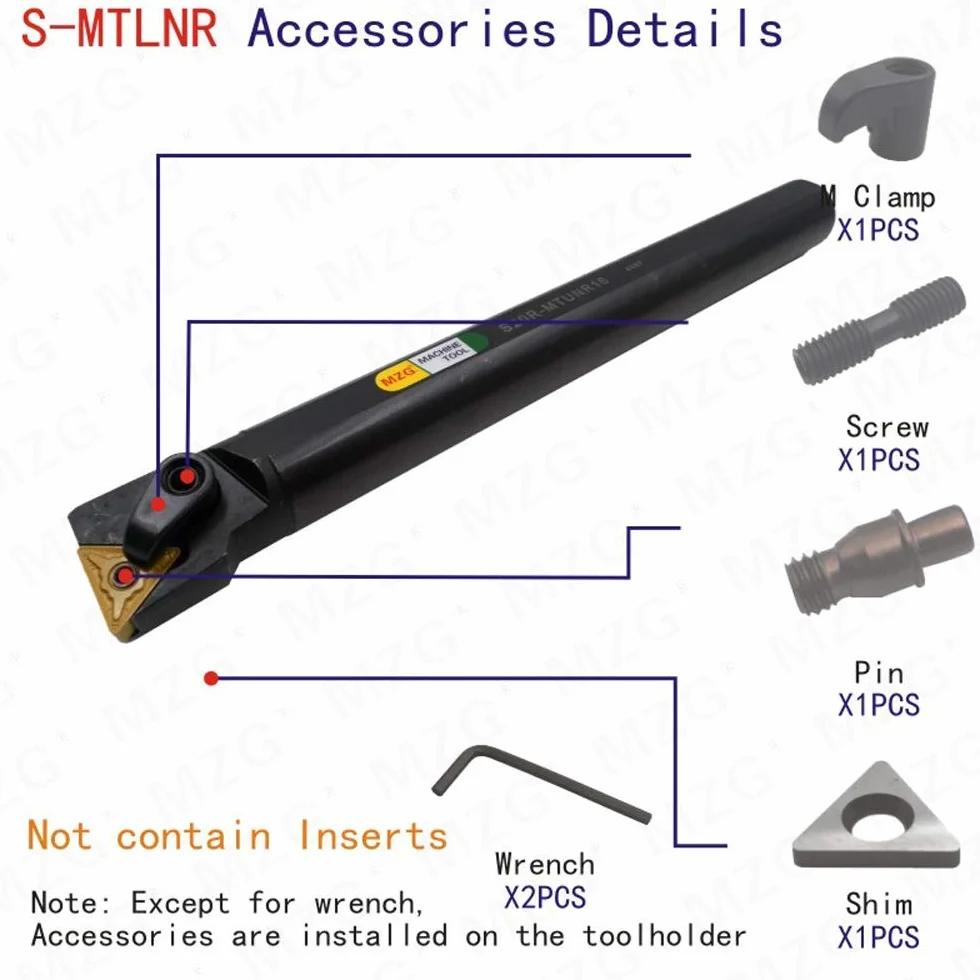 Torneado CNC Portaherramientas Barra de 18 mm TNMG Carburo Inserto Cortador
