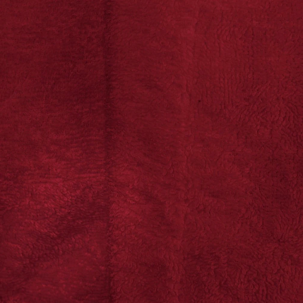 Albornoz KINN Rojo XXXL de 100% algodón con cinturón ajustable, absorbente y mullido, bata de casa para hombre y mujer, ideal para sauna, spa y baño