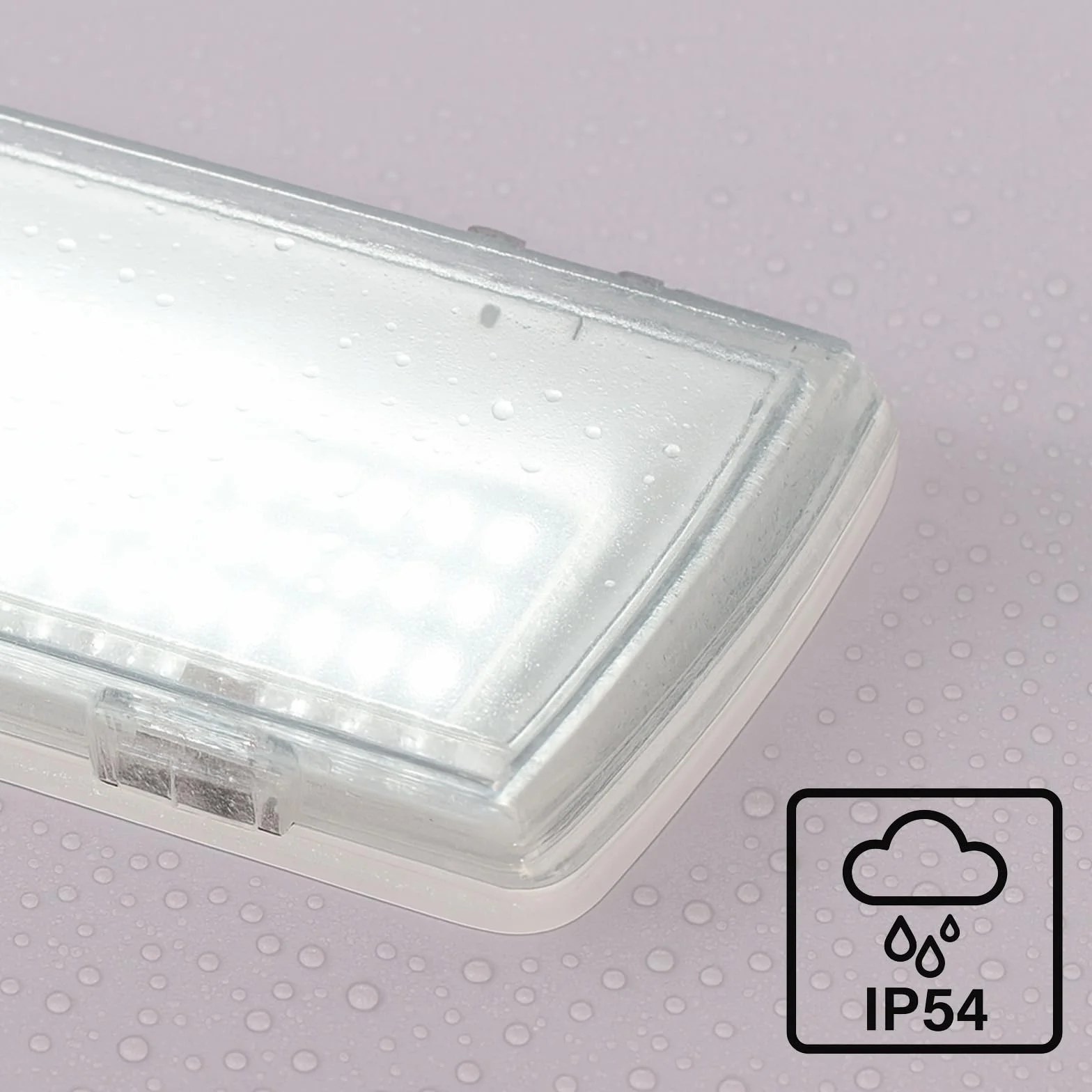 Alpinaluz Luz de Emergencia LED Estanca IP54 4W 530lm Empotrable 3h Autonomía Resistente al Agua y Polvo