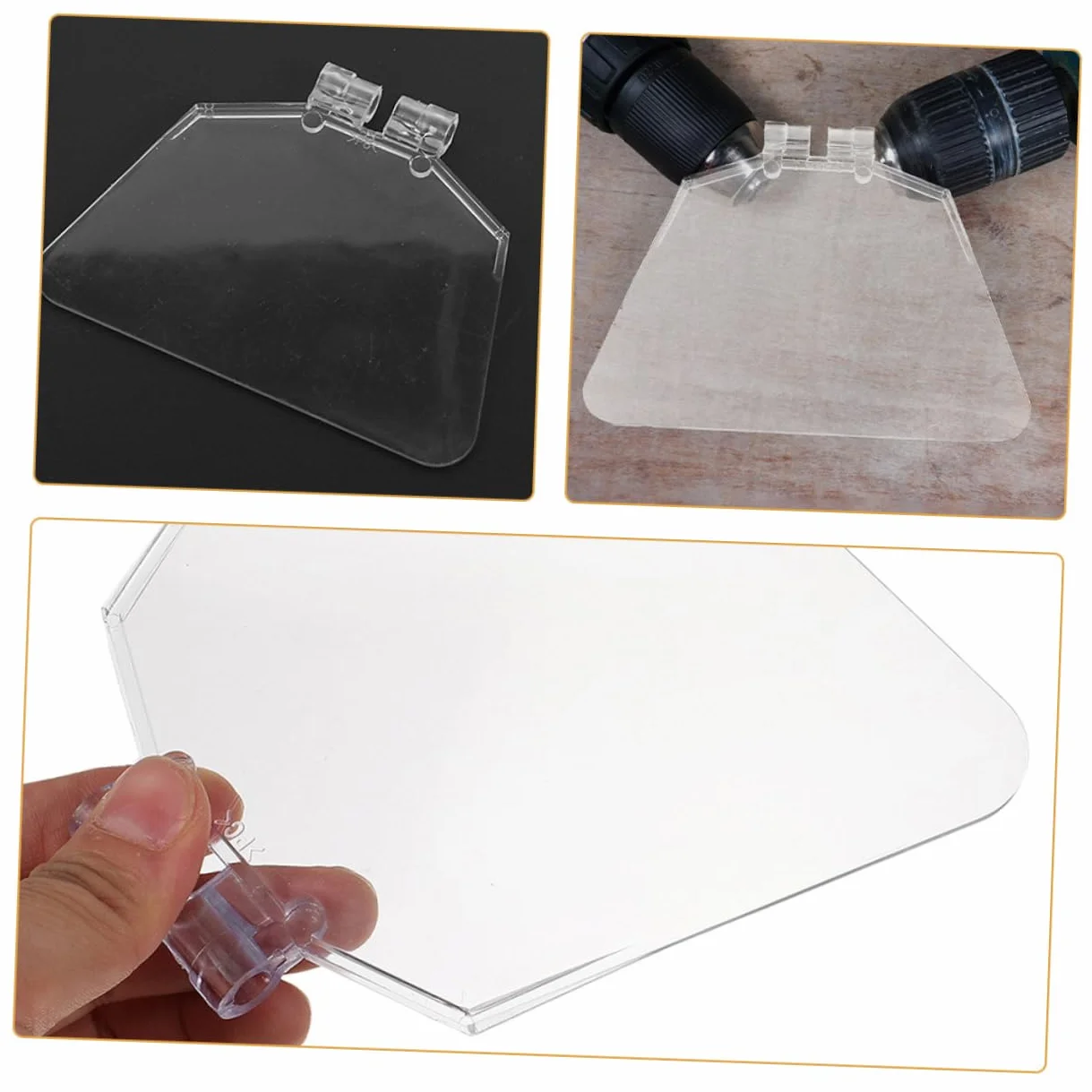 Protector Ocular Plástico Para Amoladora Banco, Pantalla Transparente, Accesorio Seguro Para Herramientas Eléctricas