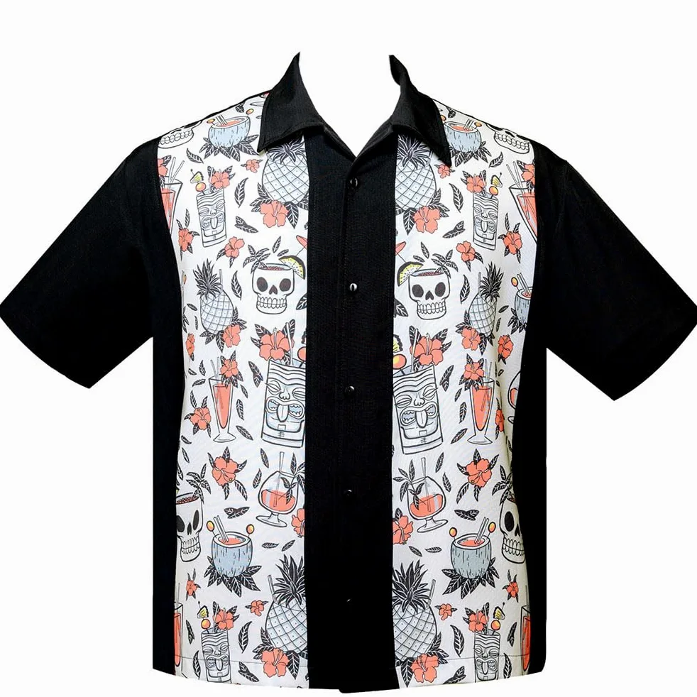 Steady Clothing Vintage Bowling Rum Tiki - Camiseta