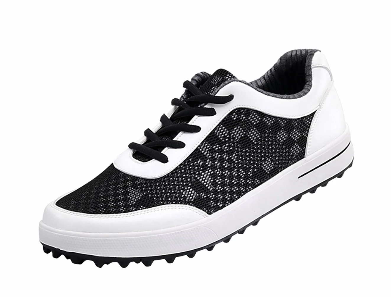 Zapatos de Golf de Malla Transpirable Spikeless para los Hombres