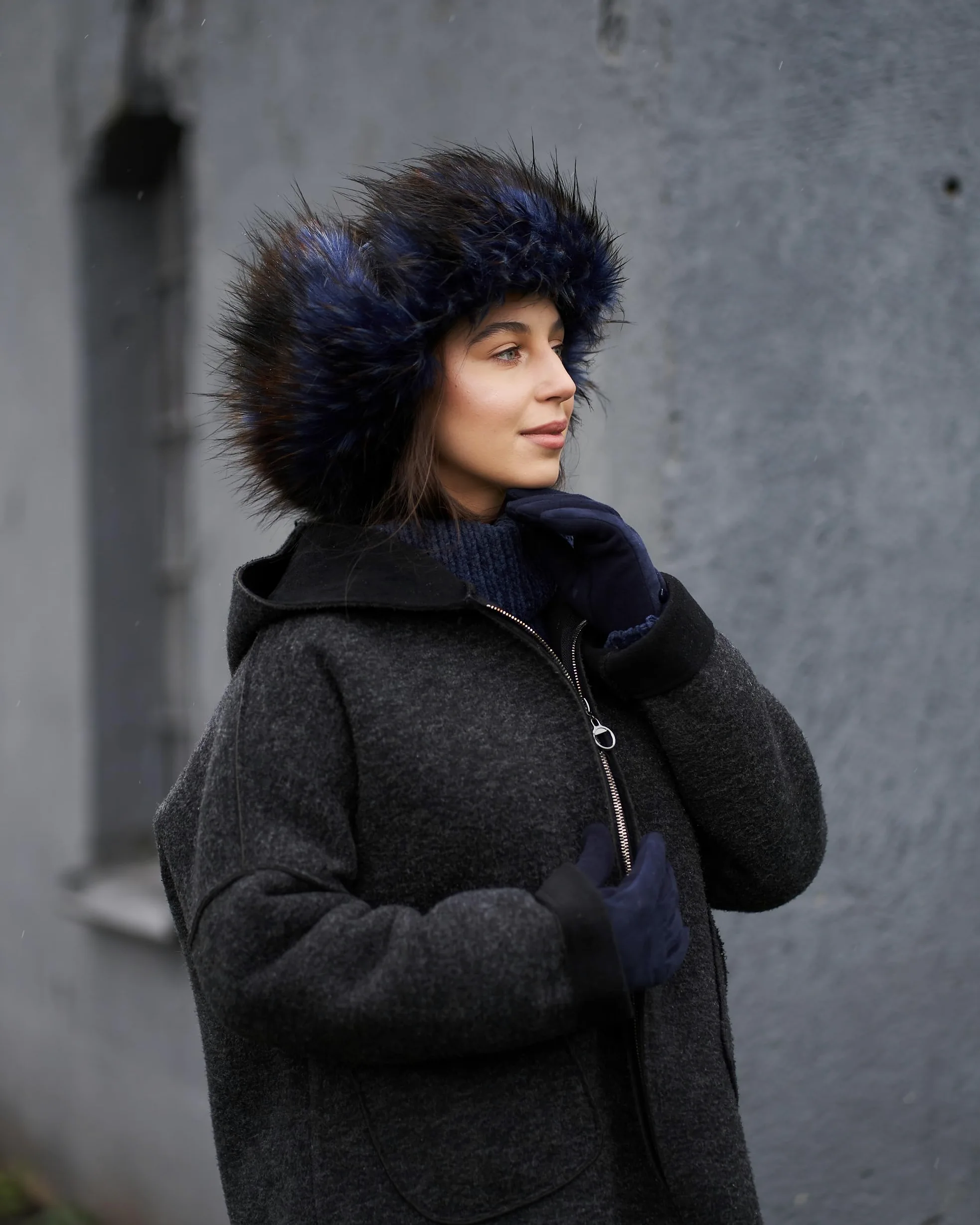 Futrzane Gorro Ushanka de Pana - Gorra con Orejeras Mujer - Sombrero con Piel
