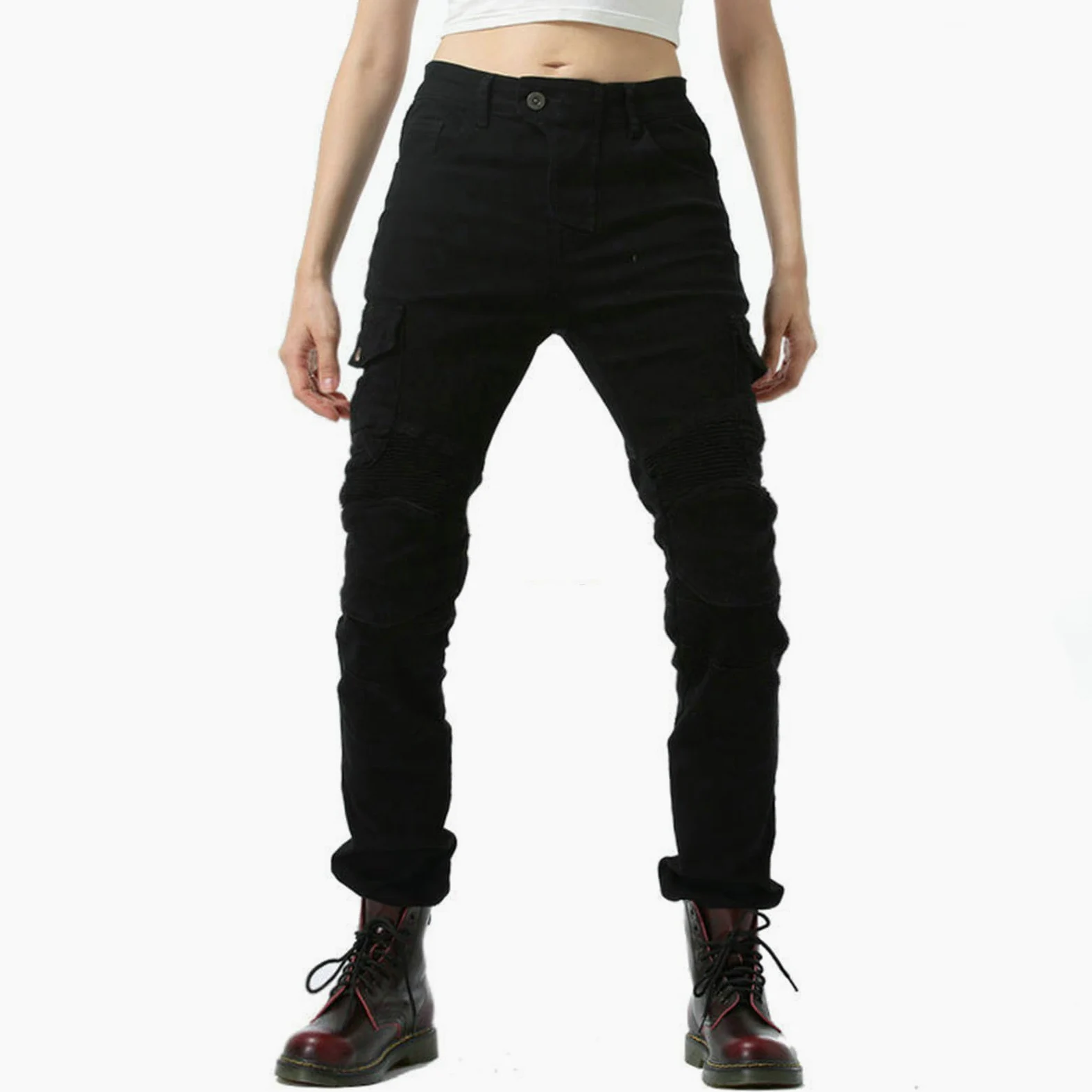 Pantalones casuales para mujer, cintura alta, elásticos, cómodos, para entrenamiento, yoga, viajes, pantalones de chándal con bolsillos para uso diario