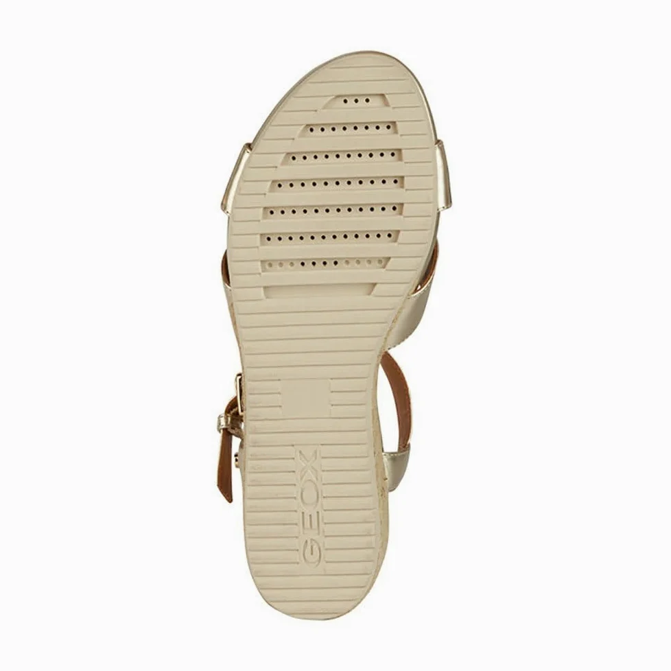 Geox D Ischia Corda C, Sandalias para Mujer