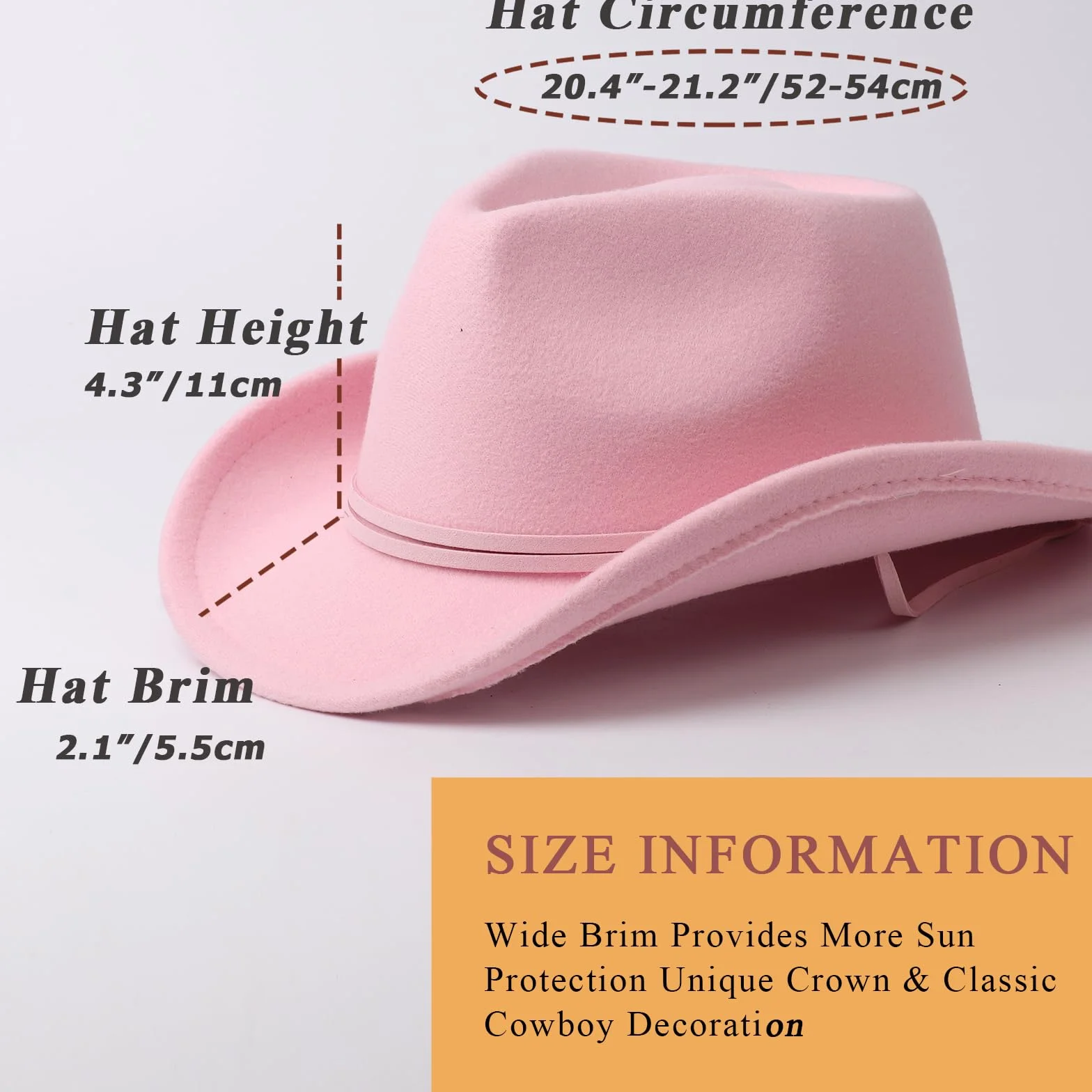 DRESHOW Sombrero Cowboy Niños Niñas Western Fedora Fieltro Hebilla de Cinturón Sombreros Retro Panamá con cordón de cuerda Unisex Enrollado Gorras para Niños 3-8 Años