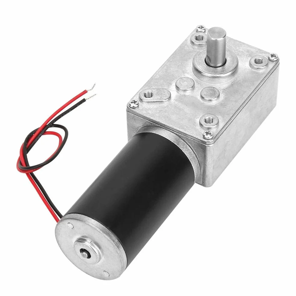 Motor de engranaje helicoidal 24V Alta torsión 100 rpm Eje 8 mm Reversible